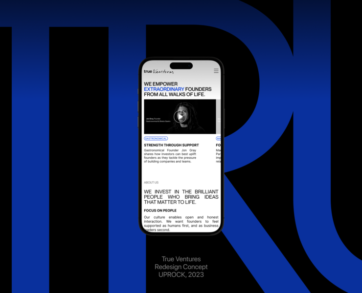 True Ventures | Corporate Website Redesign на Dprofile