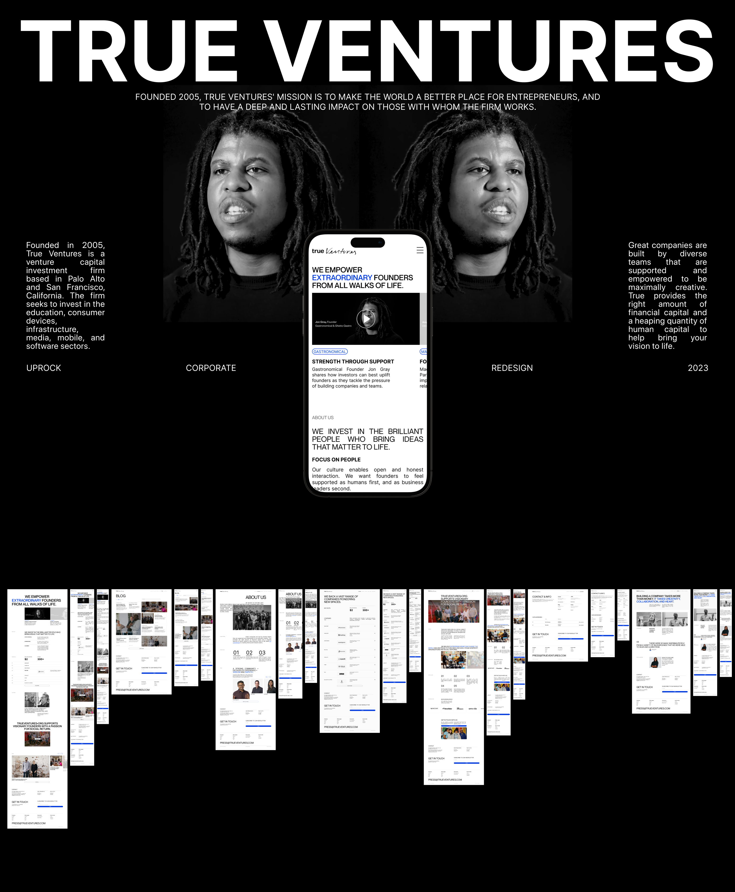 True Ventures | Corporate Website Redesign — Изображение №1 — Интерфейсы, Брендинг на Dprofile