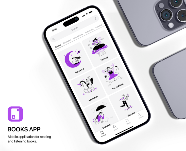 Books | Mobile app на Dprofile