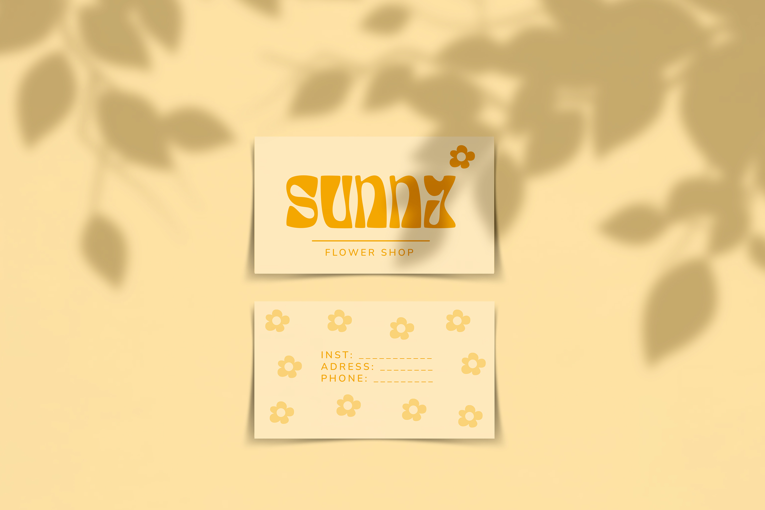 SUNNY | ЦВЕТОЧНЫЙ МАГАЗИН — Изображение №3 — Брендинг, Графика на Dprofile
