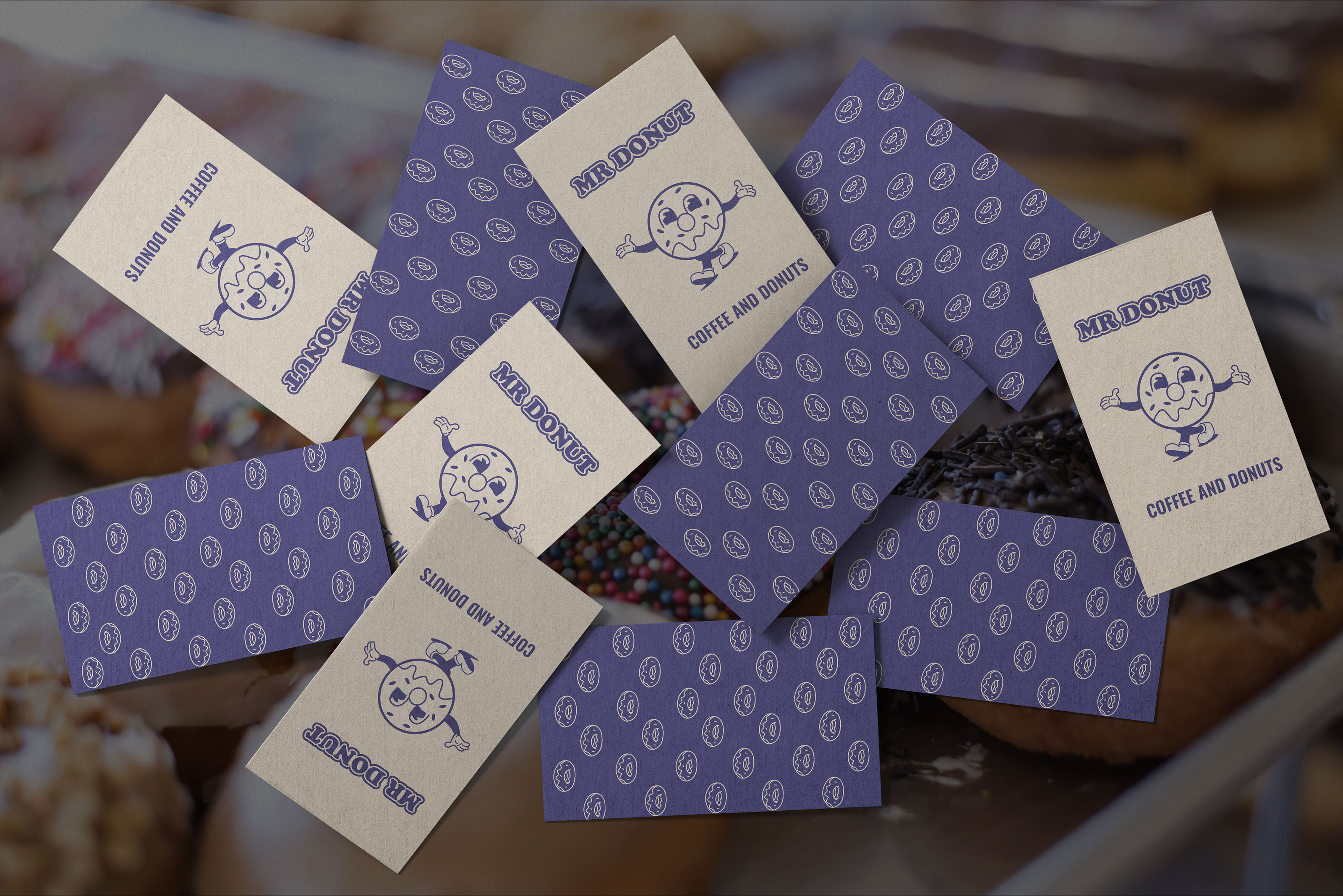 Donut coffee shop | brand identity — Изображение №7 — Брендинг, Графика на Dprofile