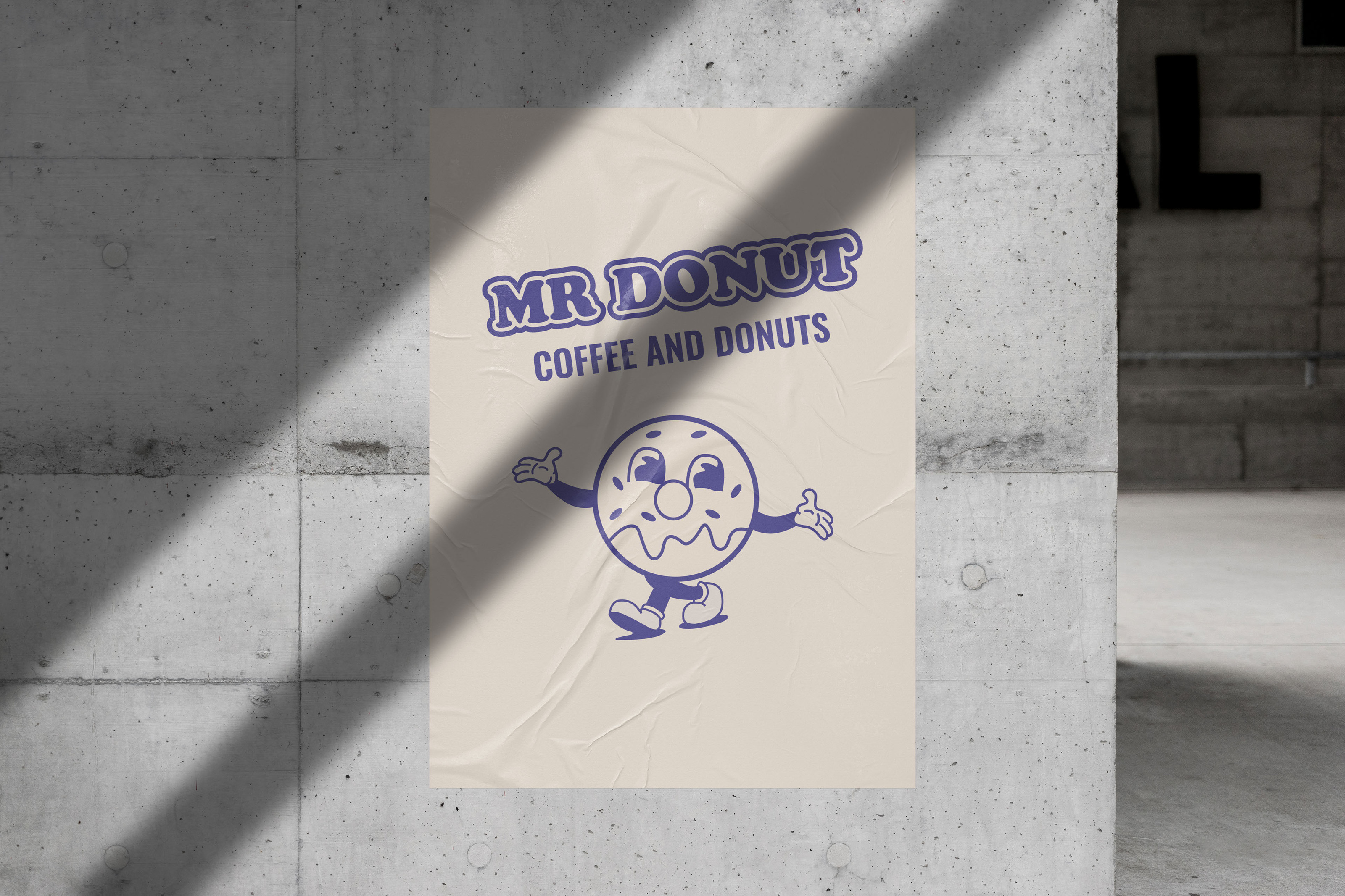 Donut coffee shop | brand identity — Изображение №1 — Брендинг, Графика на Dprofile