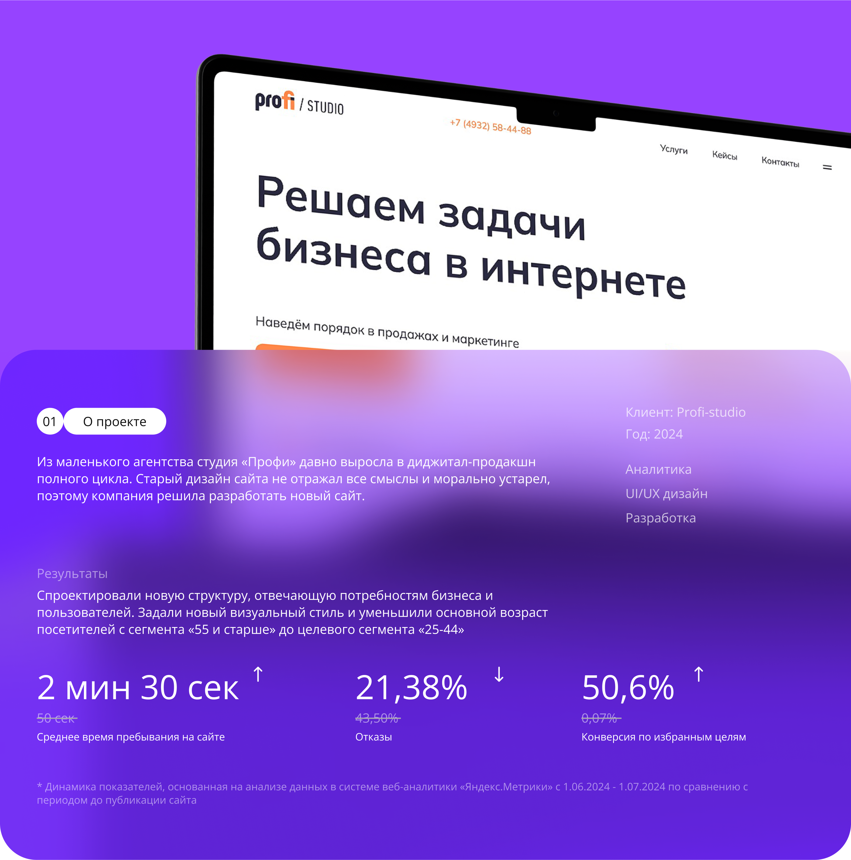 Profi — Website & Identy | UI UX Design — Изображение №1 — Интерфейсы, Брендинг на Dprofile