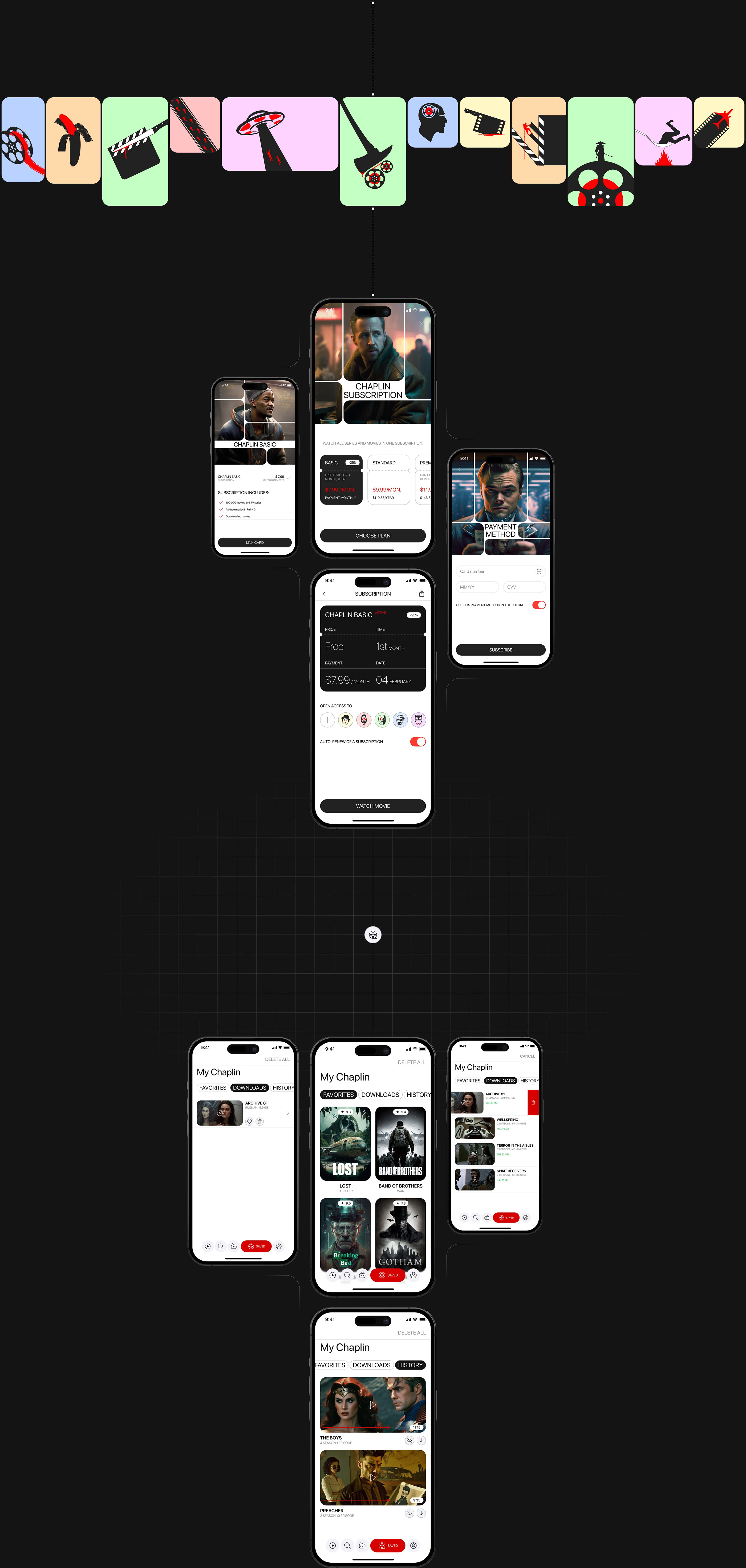 Chaplin — Изображение №10 — Интерфейсы на Dprofile