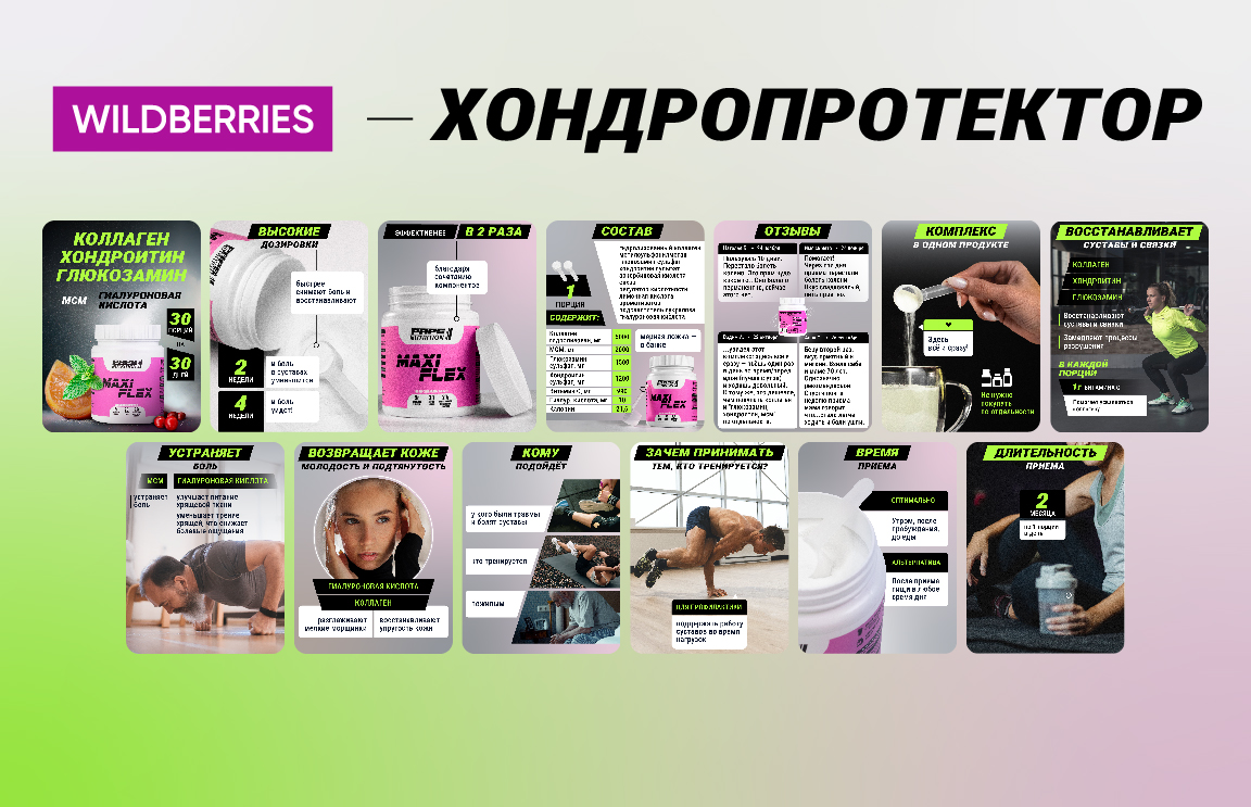 Карточки для Озон, Вайлдберриз — Изображение №9 — Графика, Маркетинг на Dprofile