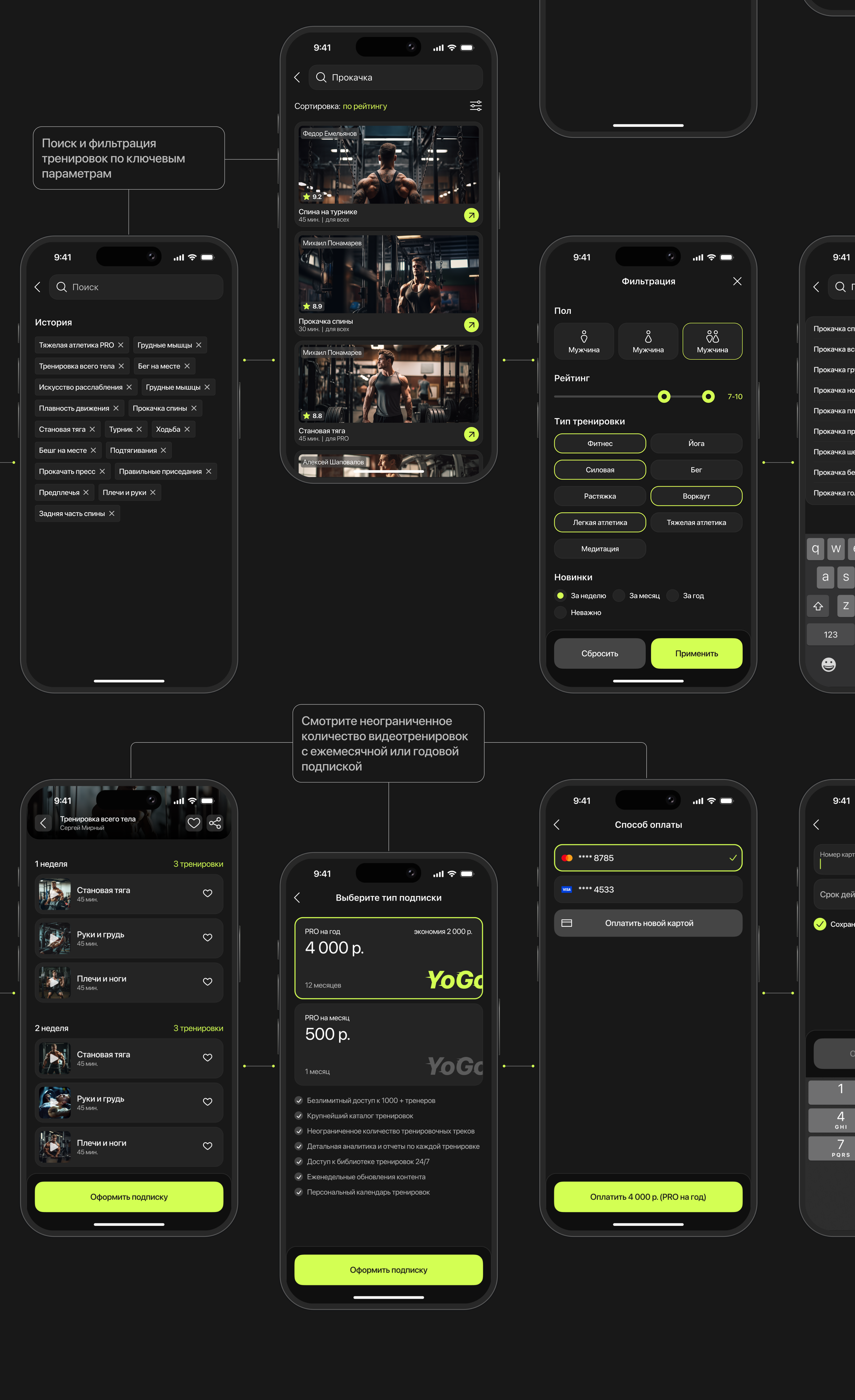 YoGo Fitness Mobile App — Изображение №15 — Интерфейсы на Dprofile