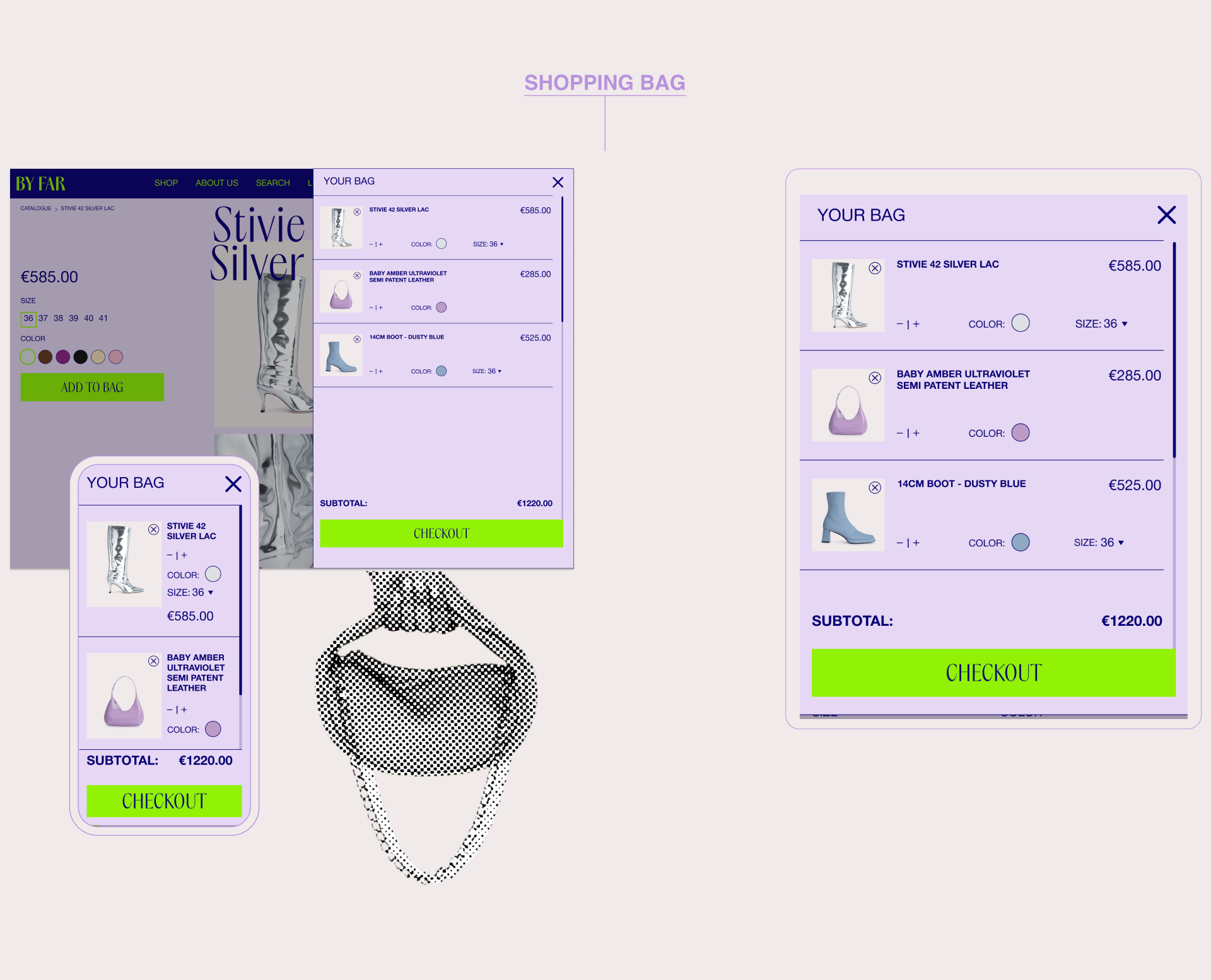 BY FAR | E-commerce redesign — Изображение №10 — Интерфейсы, Брендинг на Dprofile