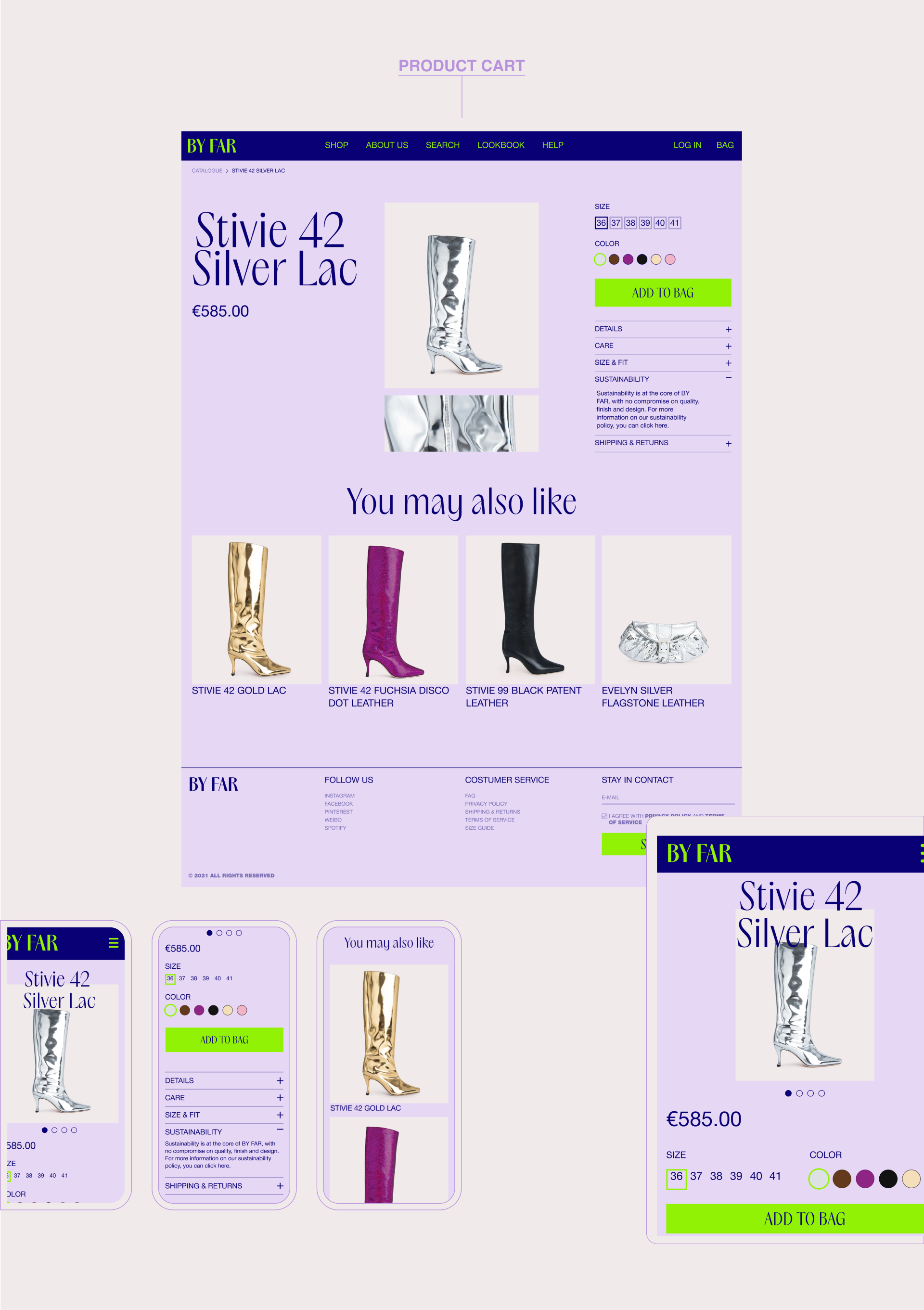 BY FAR | E-commerce redesign — Изображение №8 — Интерфейсы, Брендинг на Dprofile