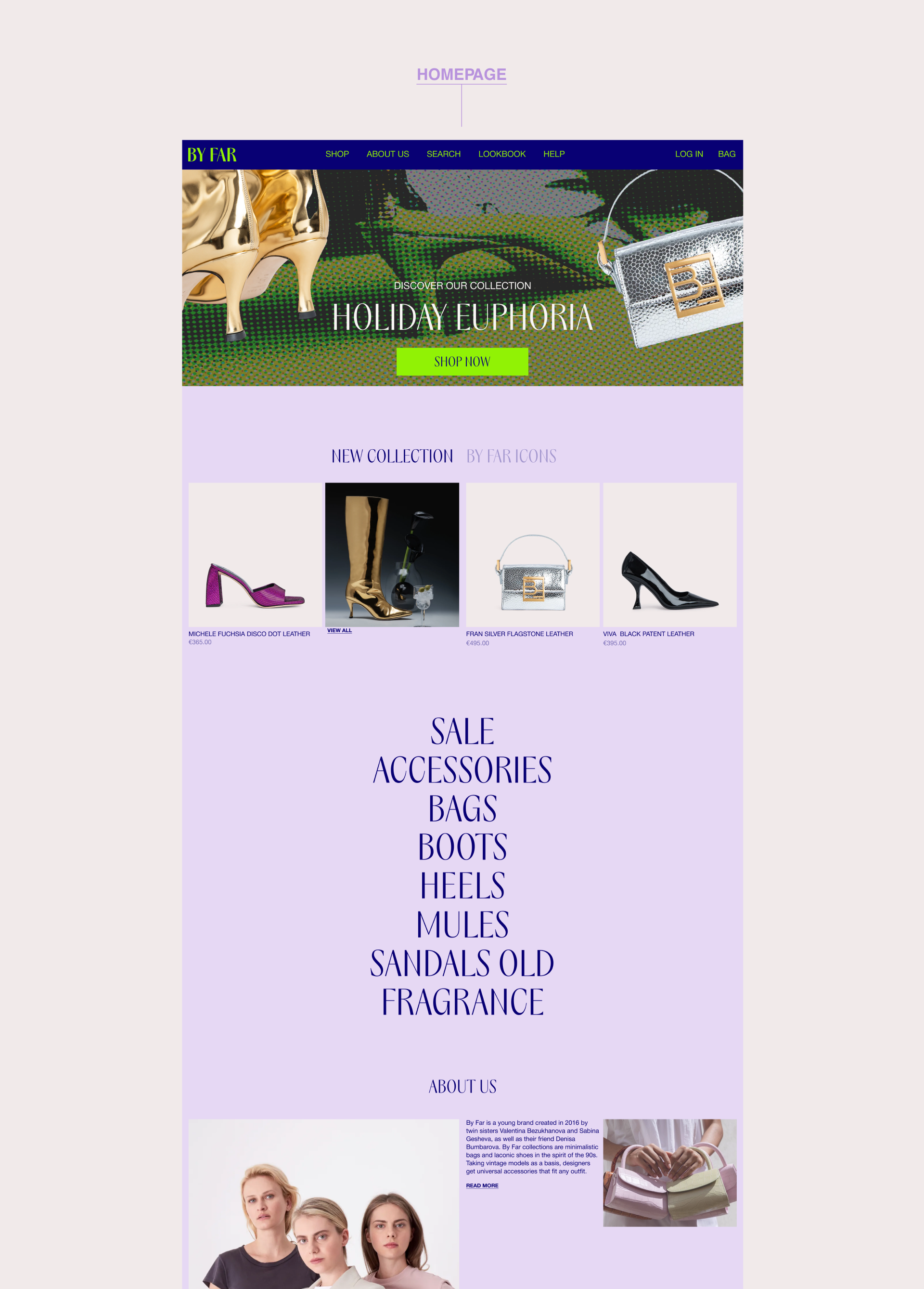 BY FAR | E-commerce redesign — Изображение №3 — Интерфейсы, Брендинг на Dprofile