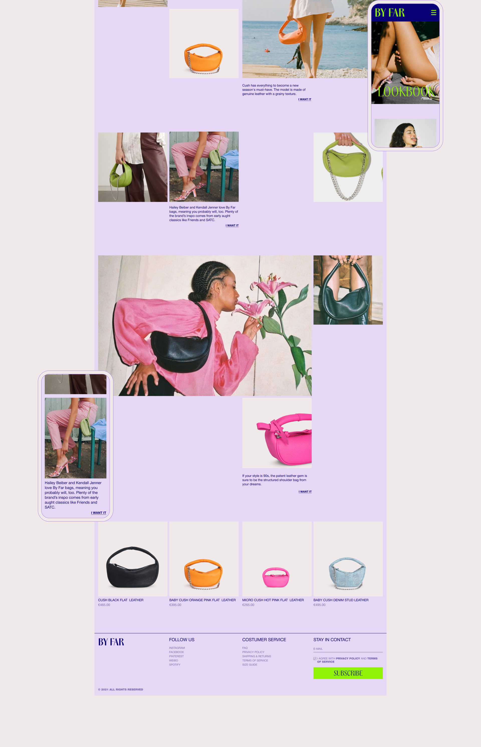 BY FAR | E-commerce redesign — Изображение №14 — Интерфейсы, Брендинг на Dprofile