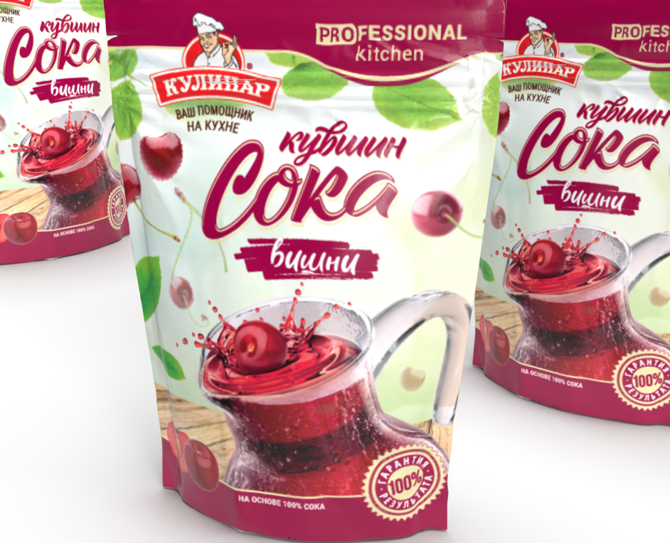 Упаковка для концентрата сока — Брендинг, Графика на Dprofile