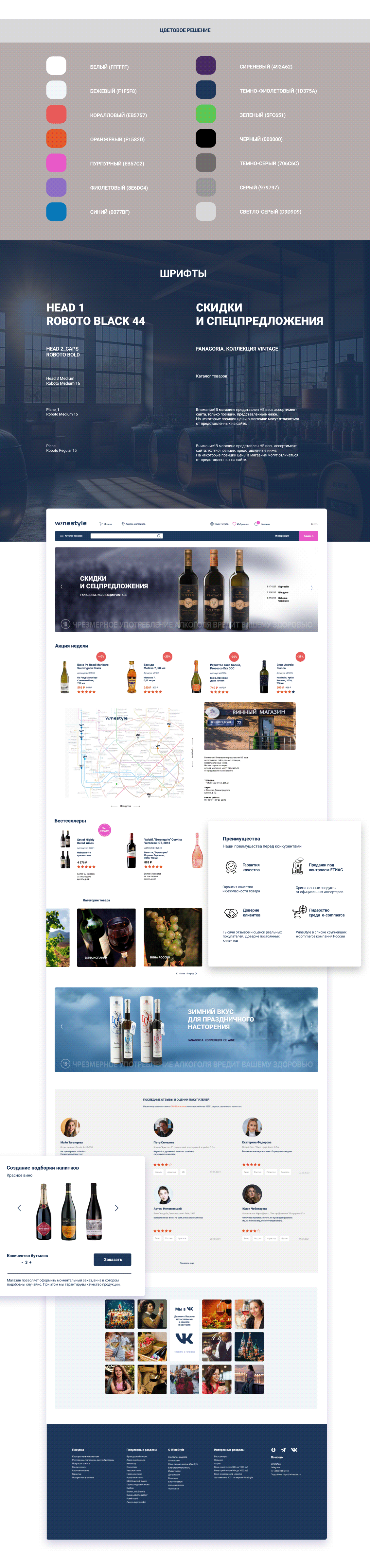 Редизайн интернет-магазина Winestyle. Диплом в Skillbox — Изображение №5 — Интерфейсы на Dprofile