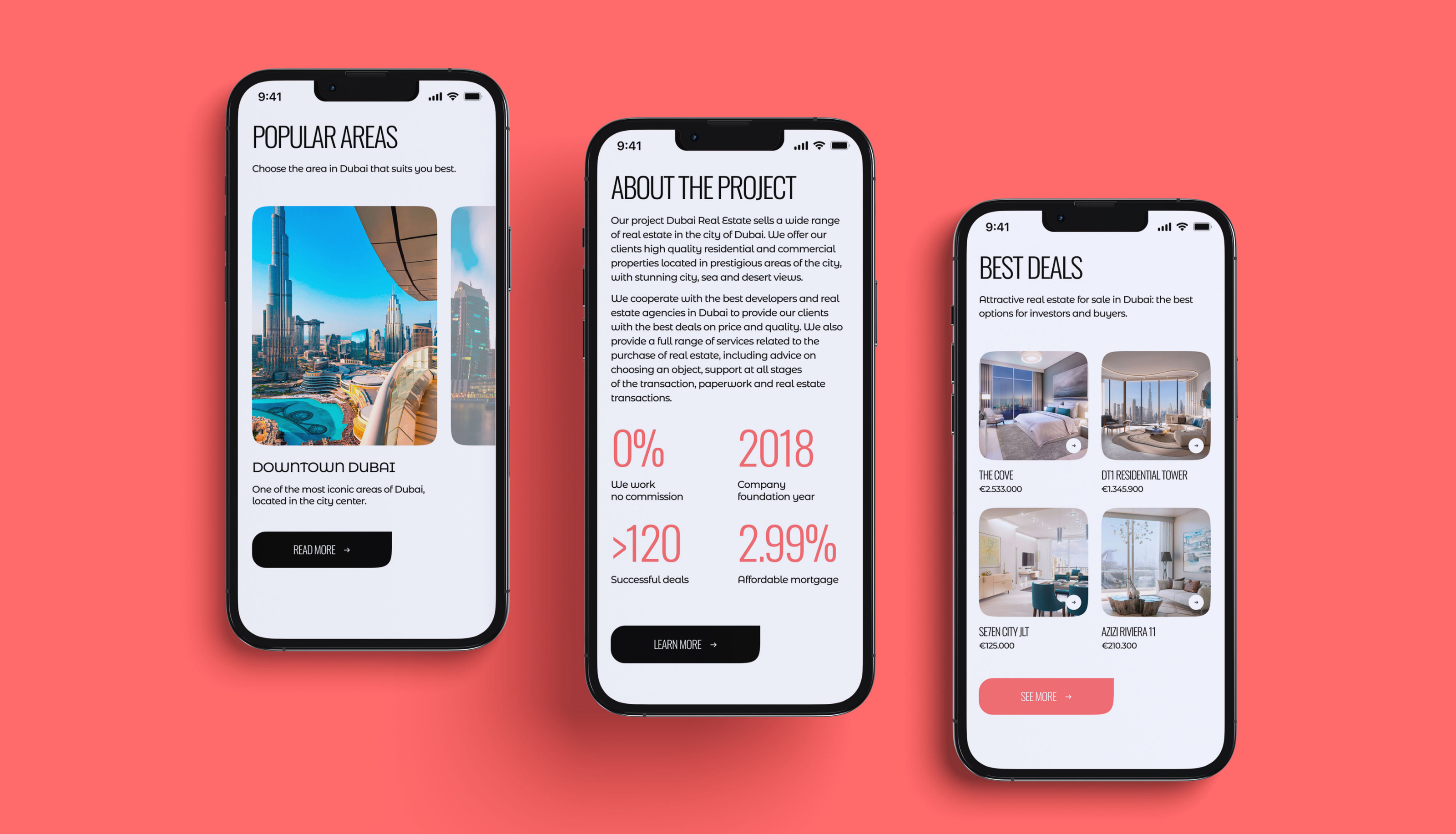 Landing page for real estate — Изображение №5 — Интерфейсы на Dprofile