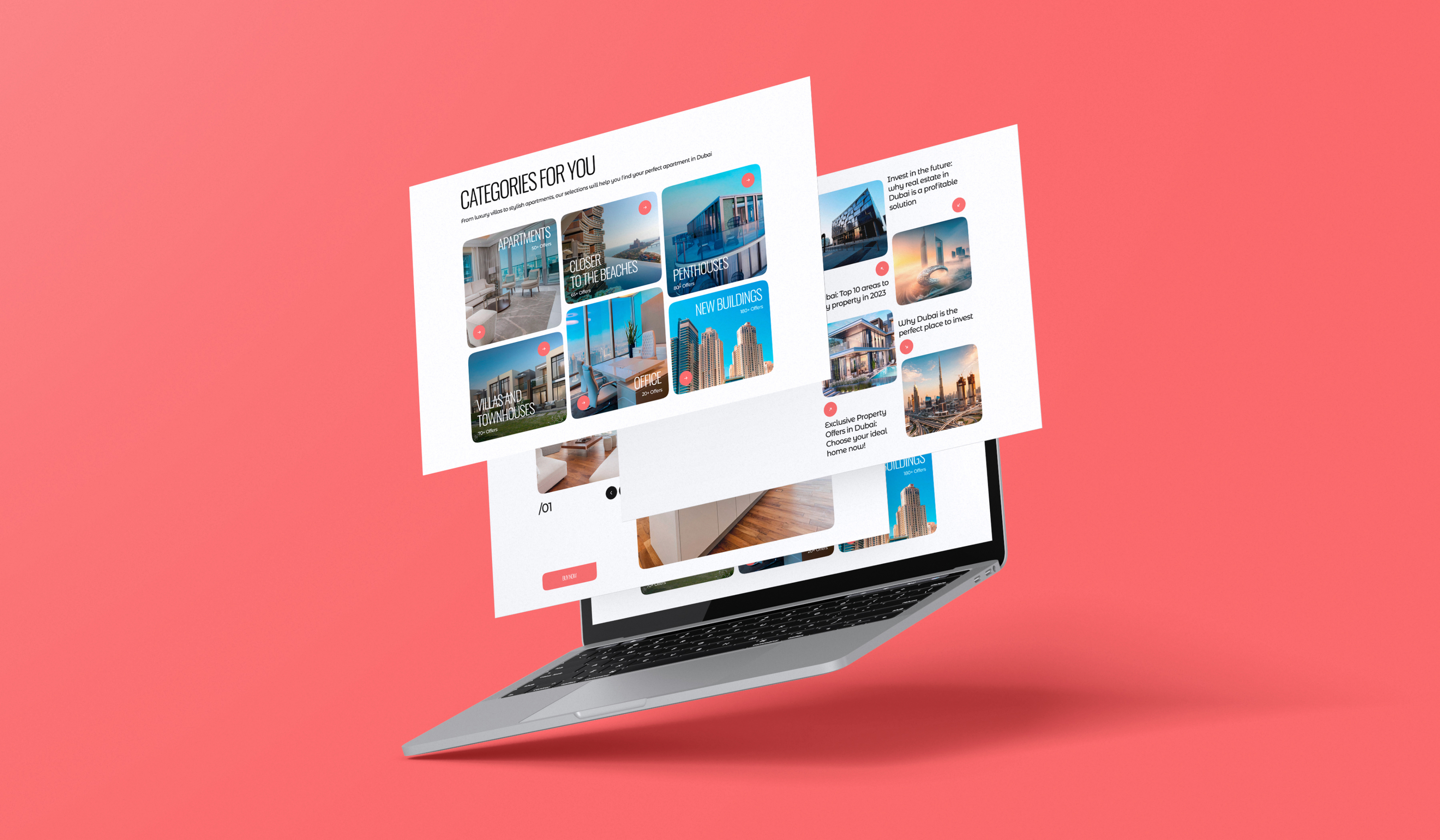 Landing page for real estate — Изображение №3 — Интерфейсы на Dprofile