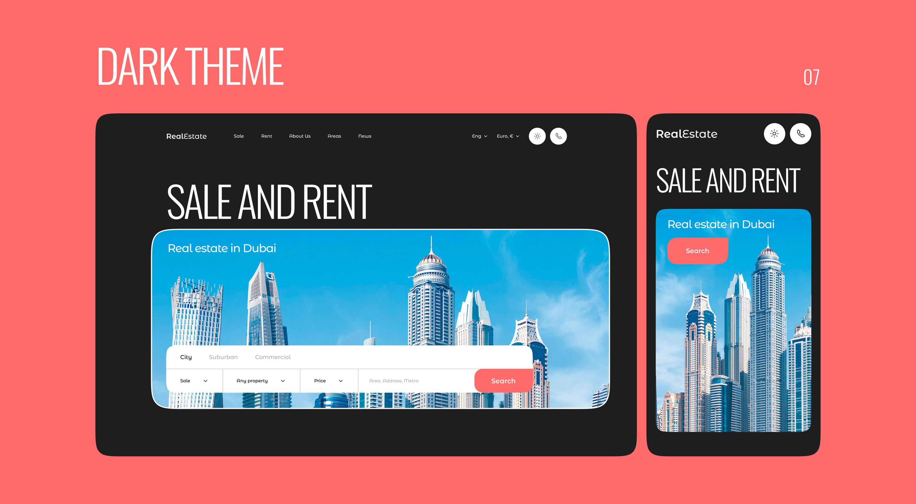 Landing page for real estate — Изображение №10 — Интерфейсы на Dprofile