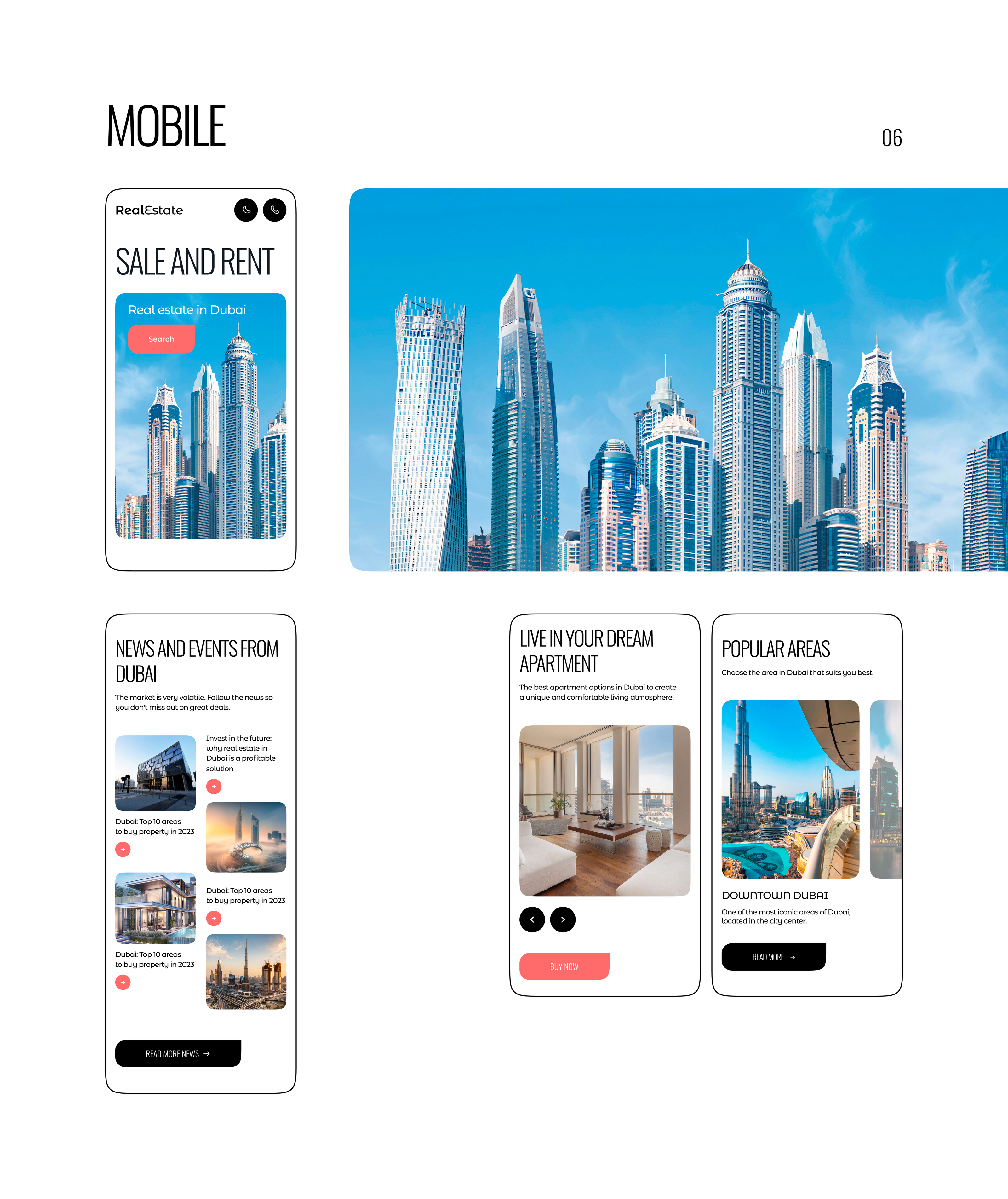 Landing page for real estate — Изображение №9 — Интерфейсы на Dprofile