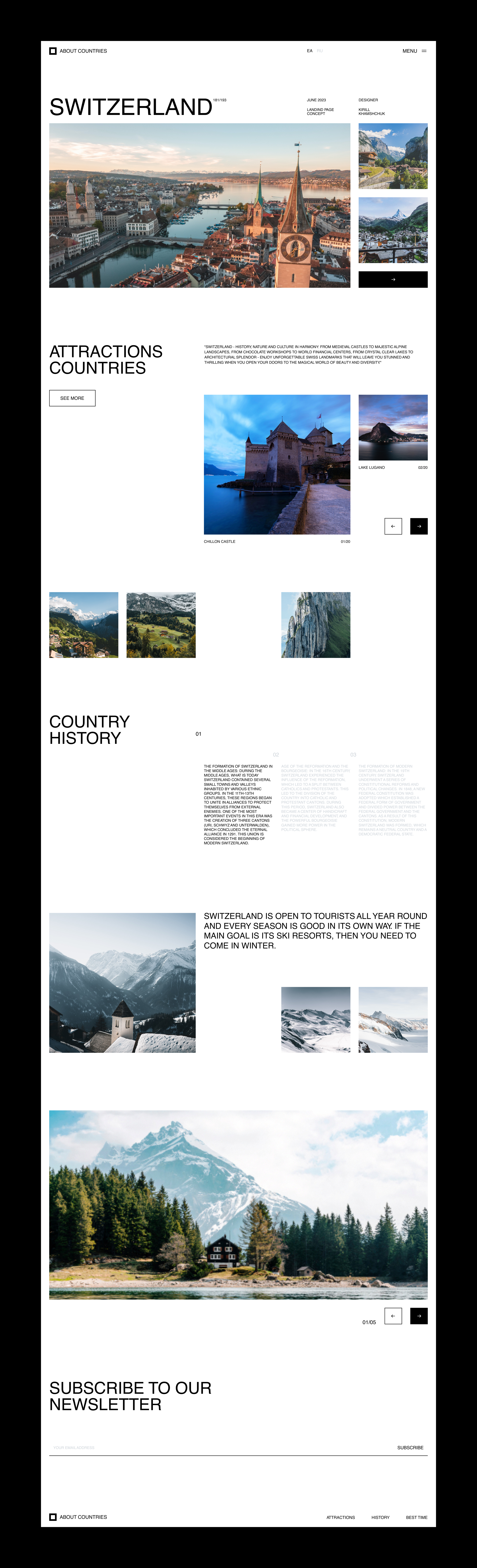 ABOUT COUNTRIES - SEARCH SERVICE — Изображение №3 — Интерфейсы на Dprofile