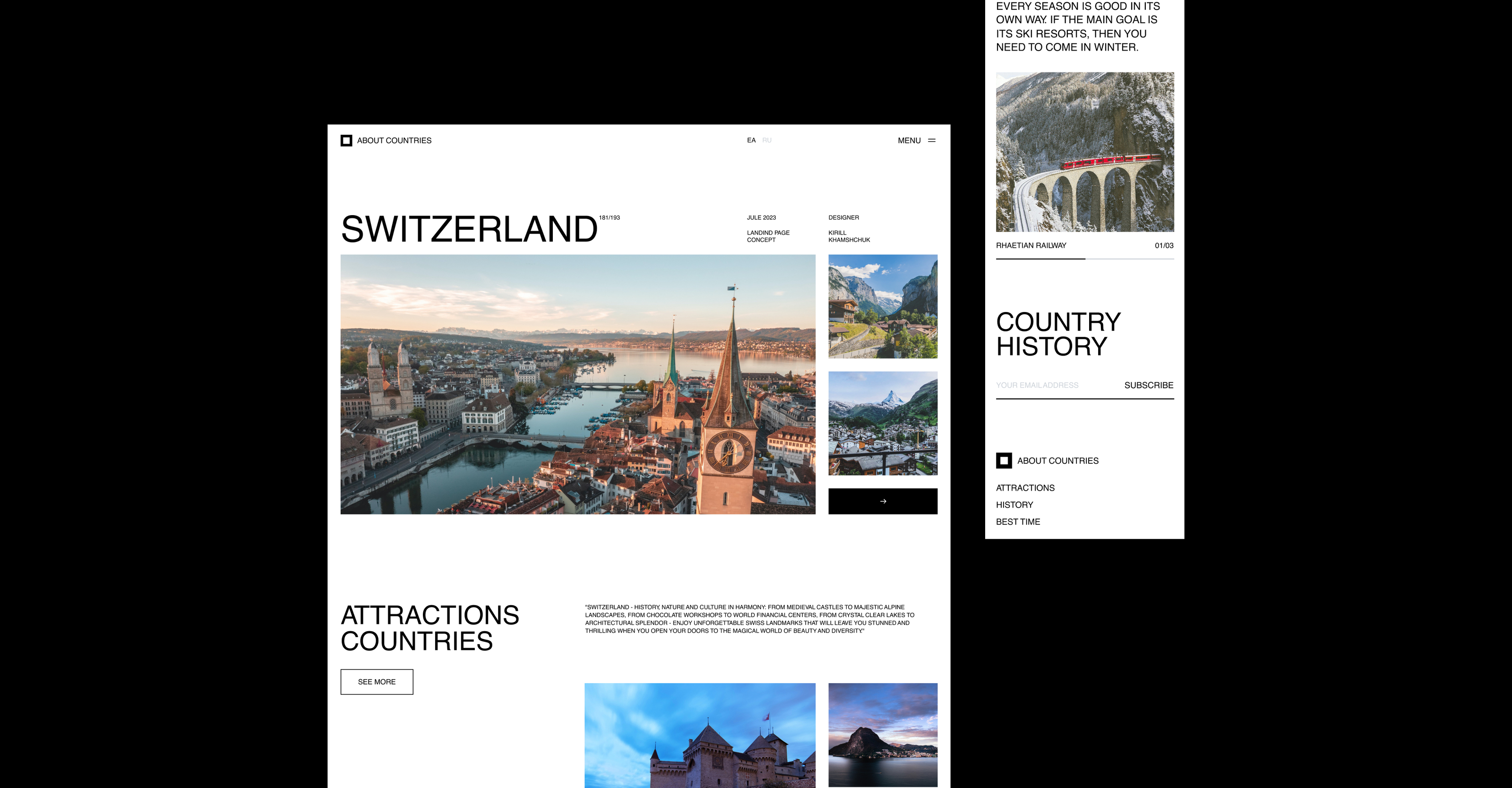 ABOUT COUNTRIES - SEARCH SERVICE — Изображение №1 — Интерфейсы на Dprofile