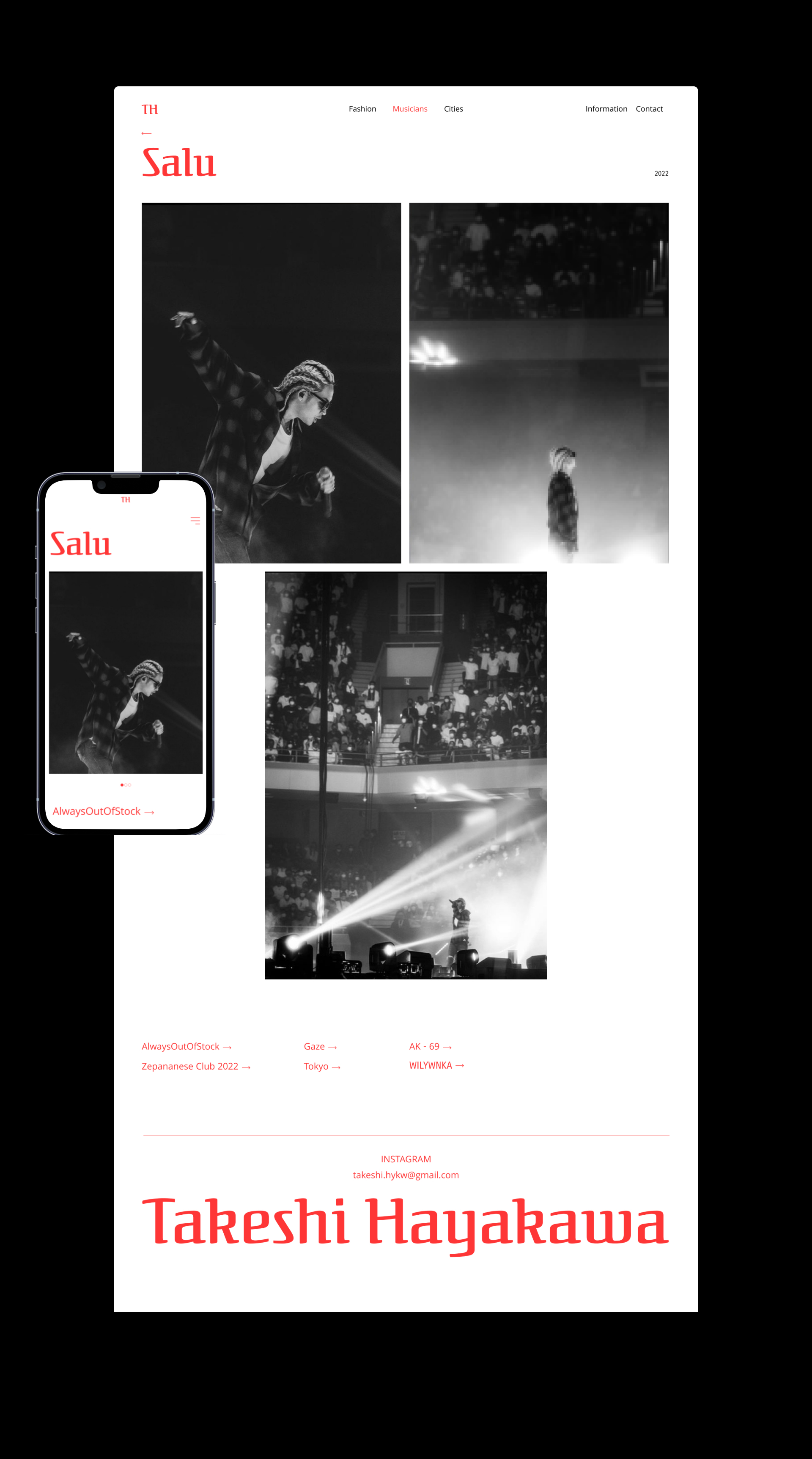 концепт сайта-портфолио фотографа — Изображение №7 — Интерфейсы на Dprofile