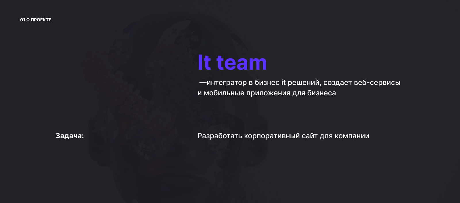 Корпоративный сайт it-компании — Изображение №2 — Интерфейсы на Dprofile