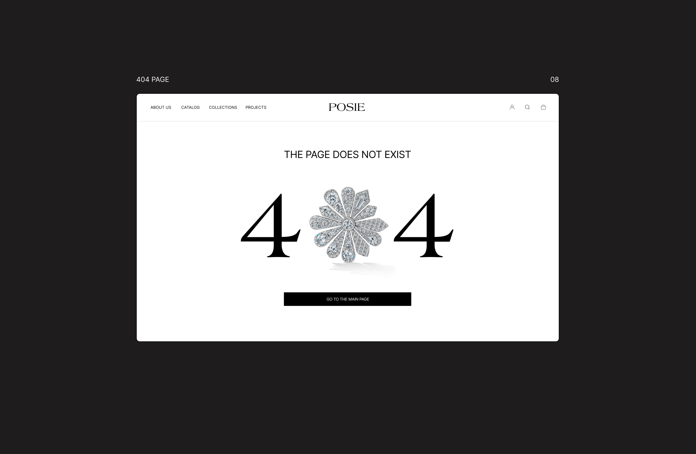 Posie | Online jewelry store — Изображение №10 — Интерфейсы на Dprofile