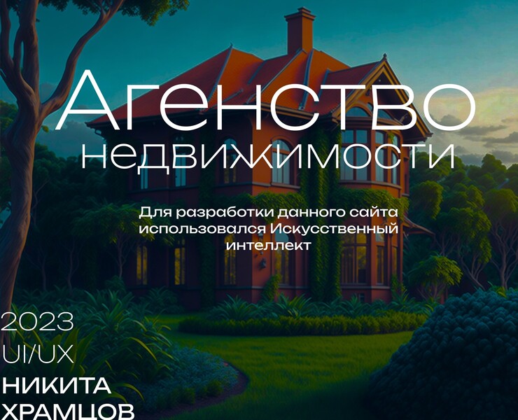 landing page | Агентство недвижимости | Website | GPT — Брендинг, Маркетинг на Dprofile