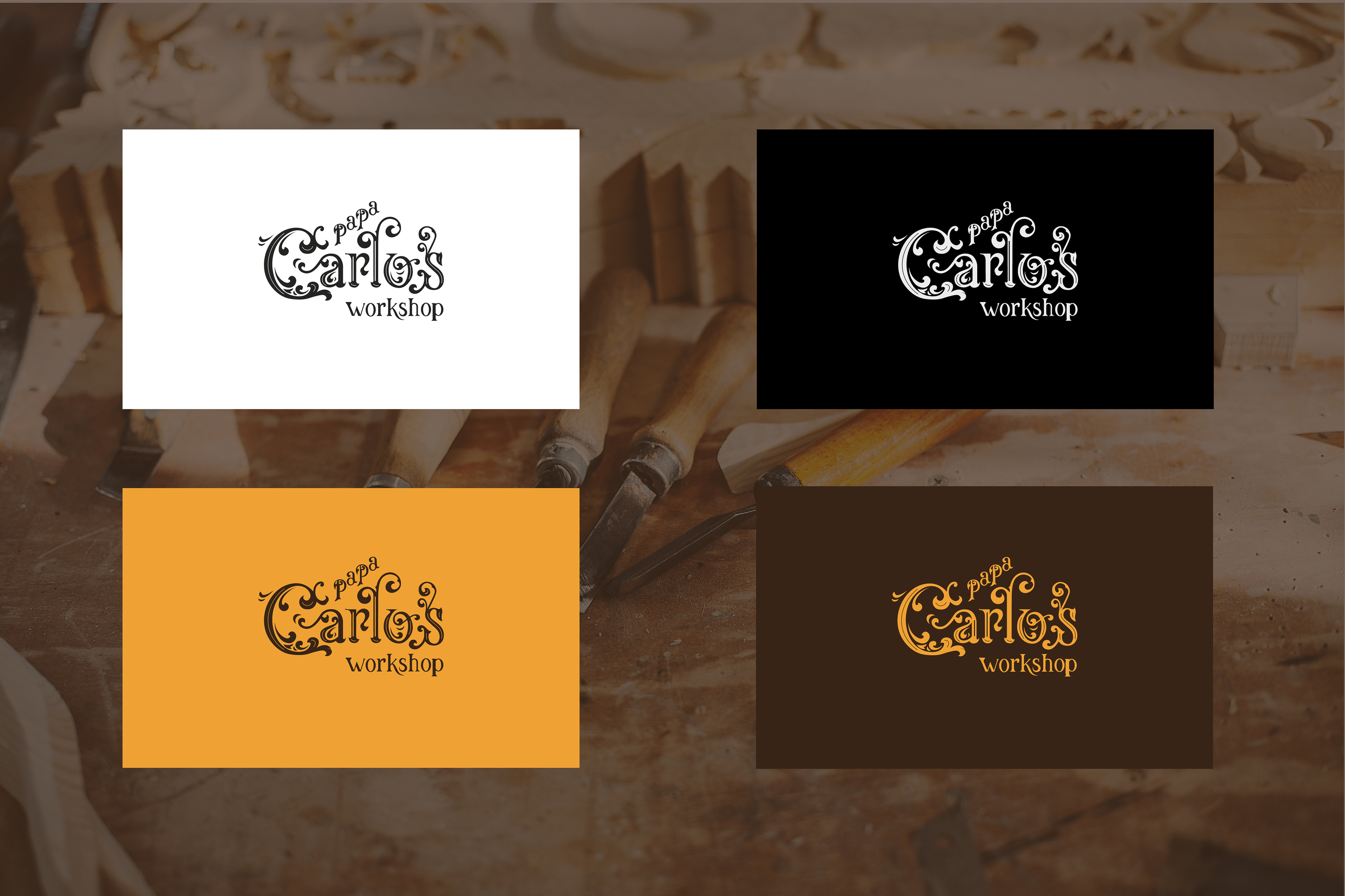 Carpentry workshop "Papa Carlo" — Изображение №3 — Брендинг на Dprofile