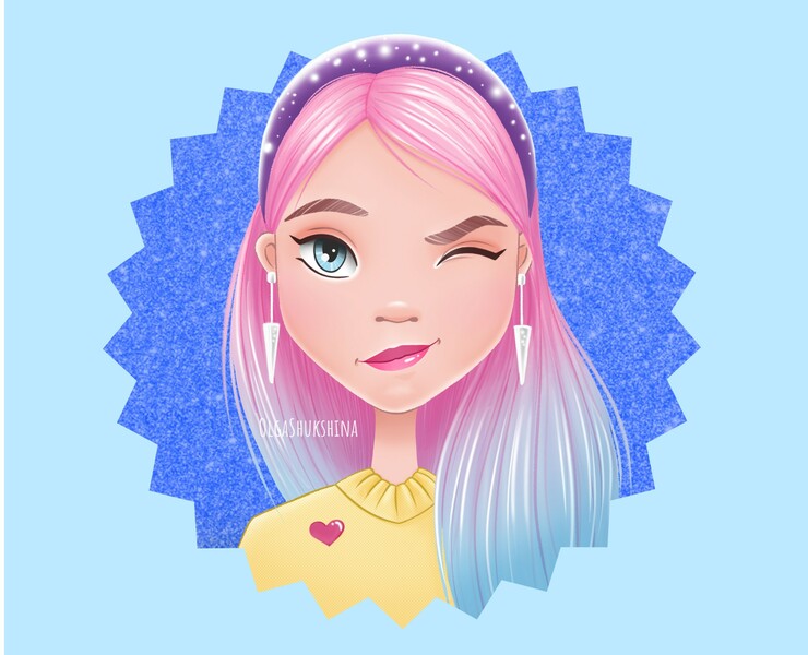 Фанарт к фильму "Барби" — Иллюстрация на Dprofile