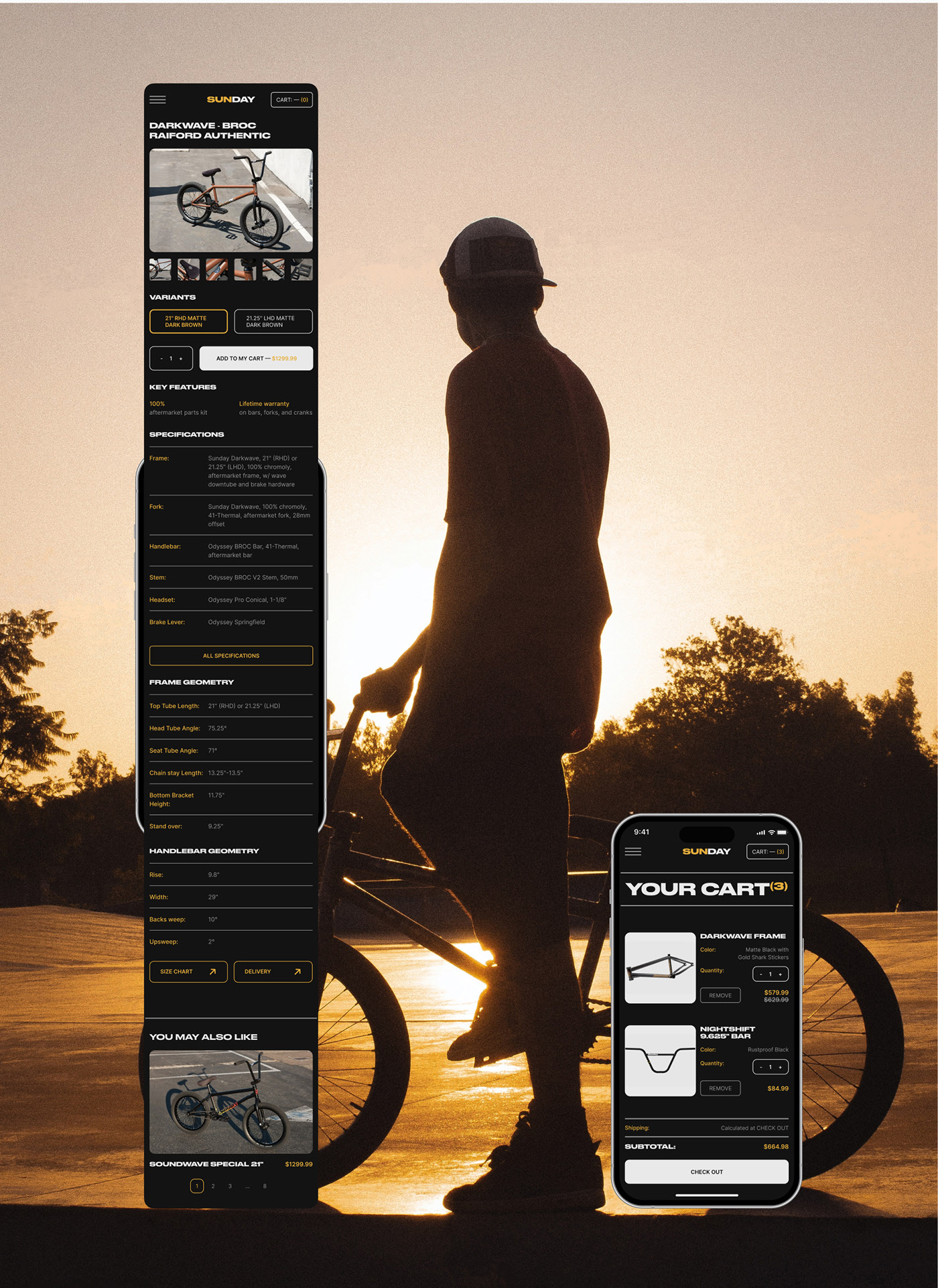 Sunday Bikes | E-commerce redesign — Изображение №12 — Интерфейсы на Dprofile