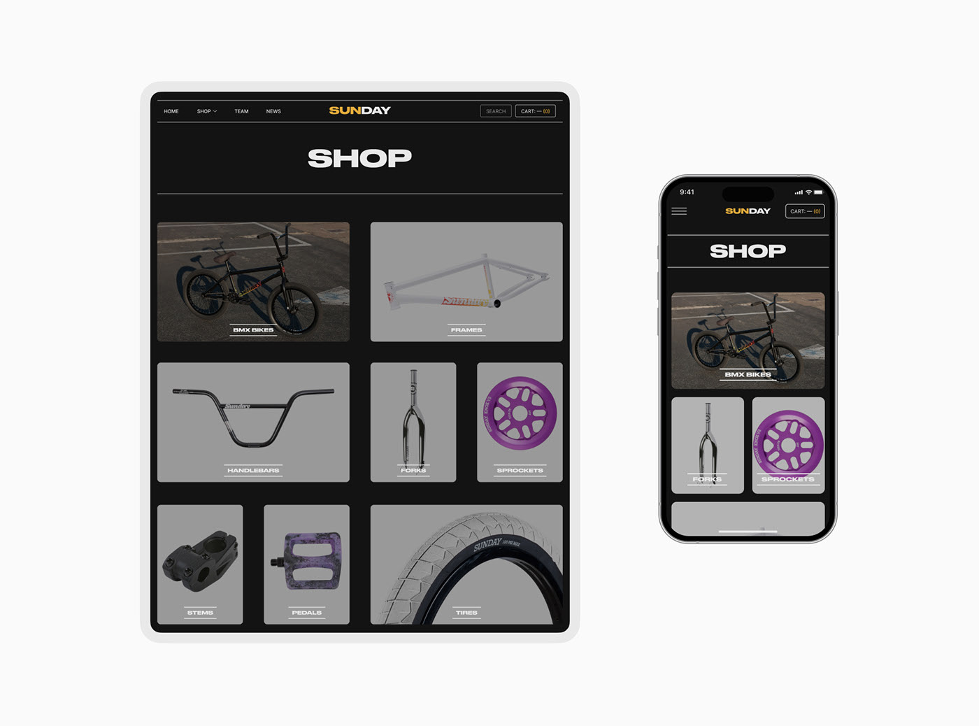 Sunday Bikes | E-commerce redesign — Изображение №7 — Интерфейсы на Dprofile