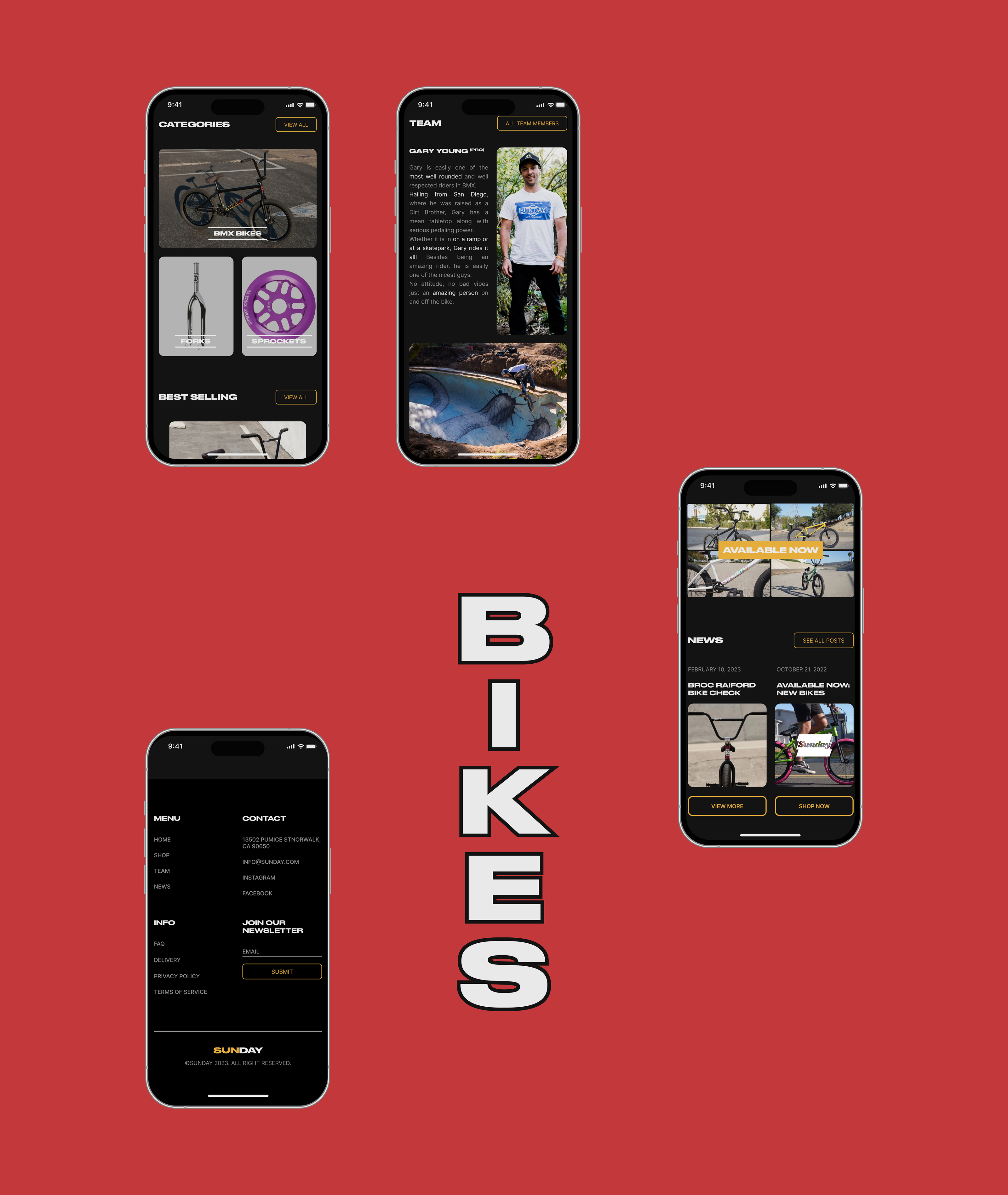Sunday Bikes | E-commerce redesign — Изображение №5 — Интерфейсы на Dprofile