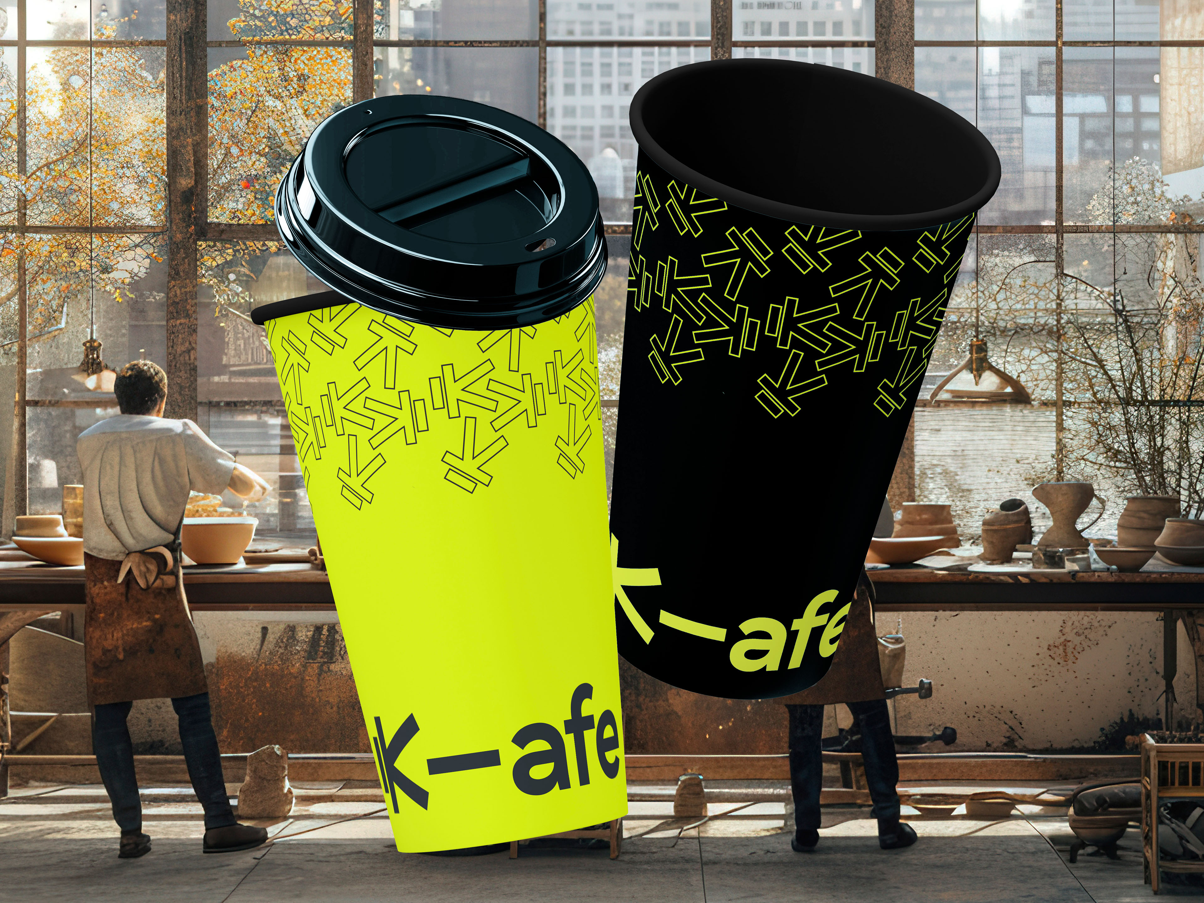 K-AFE | фирменный стиль — Изображение №5 — Брендинг на Dprofile