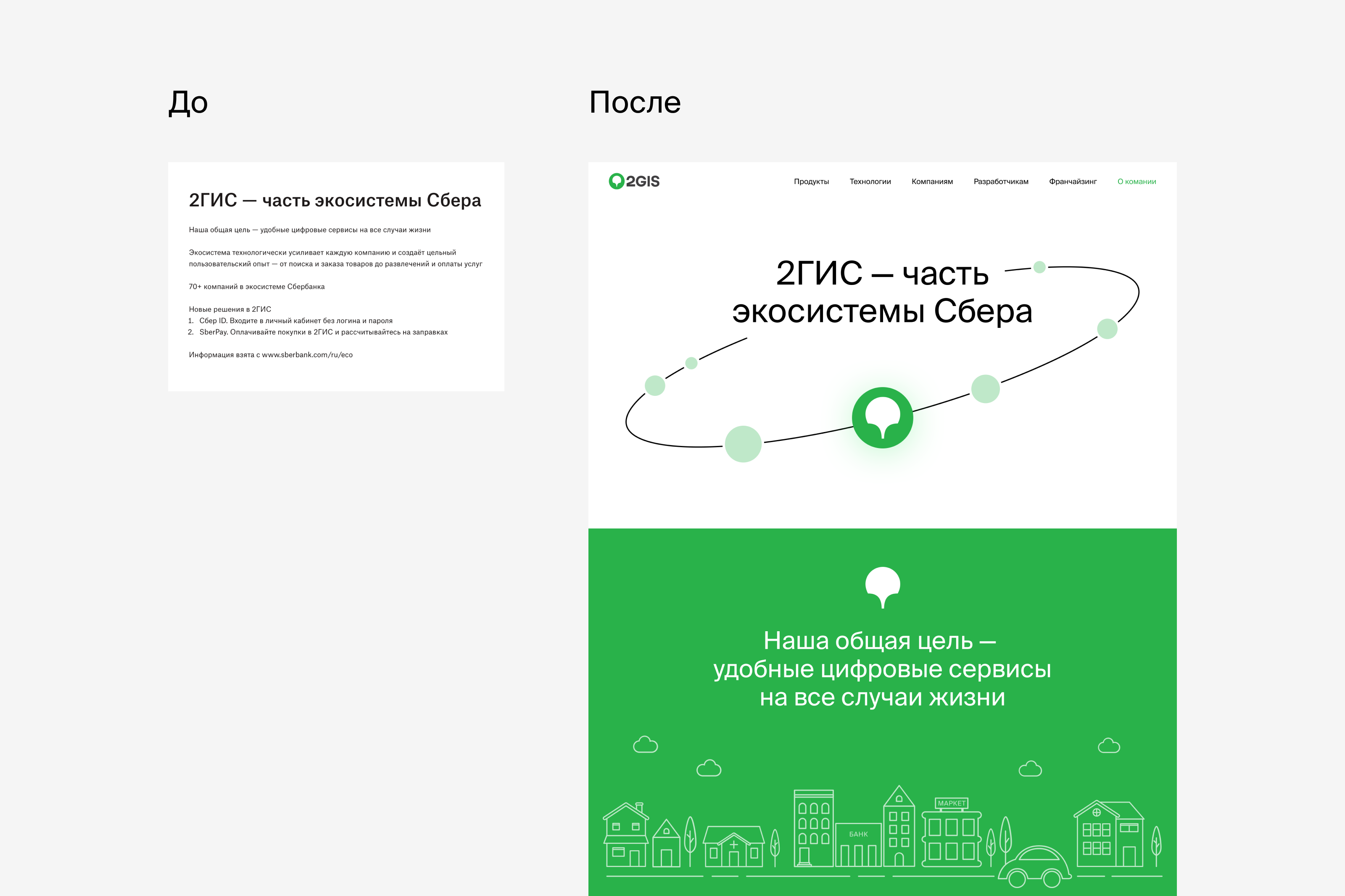 Лендинг для 2ГИС — Изображение №3 — Интерфейсы, Иллюстрация на Dprofile