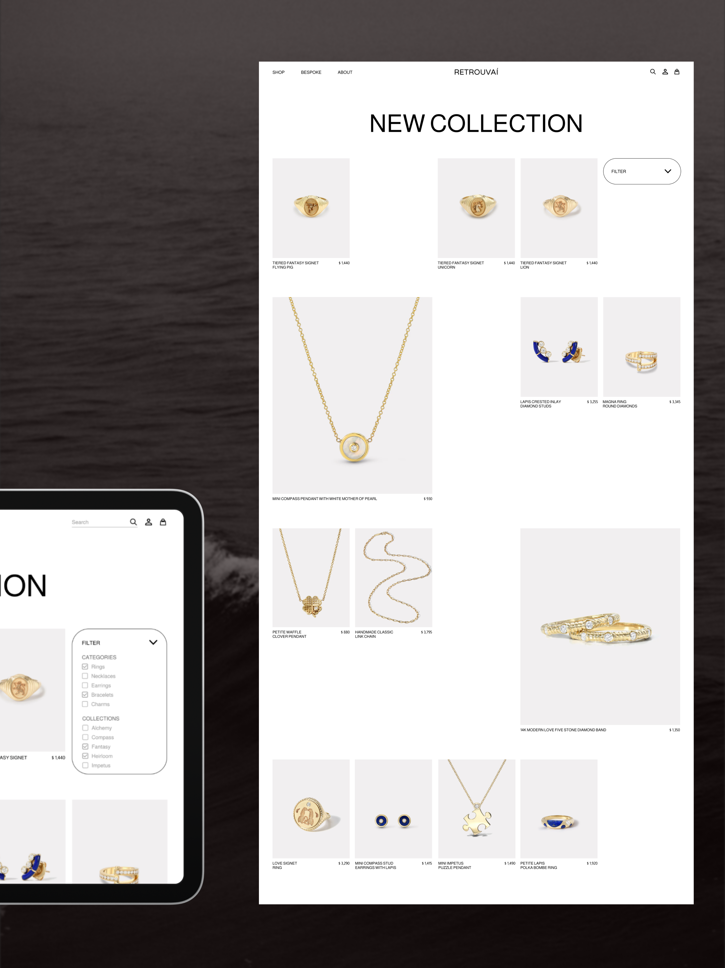 RETROUVAÍ - Redesign online store — Изображение №7 — Интерфейсы на Dprofile