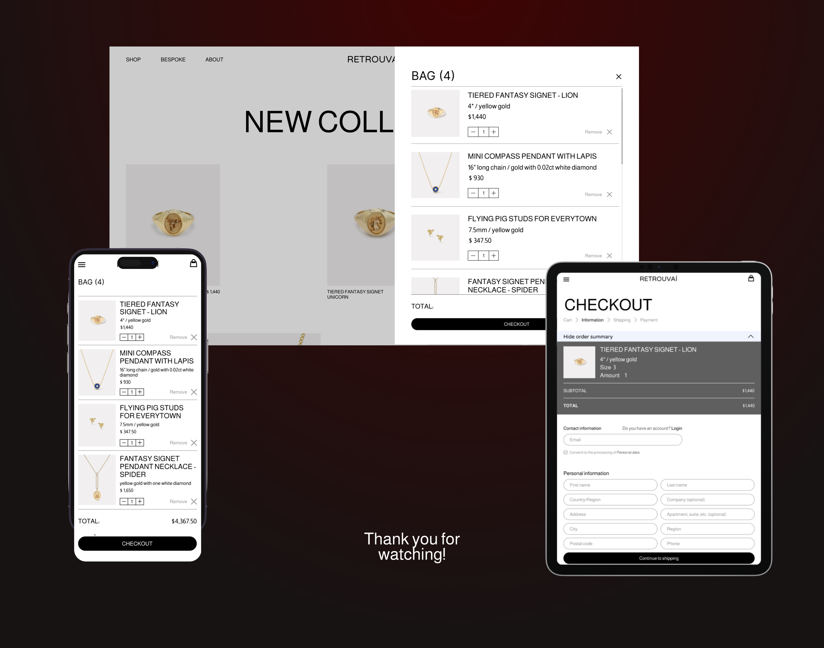 RETROUVAÍ - Redesign online store — Изображение №9 — Интерфейсы на Dprofile