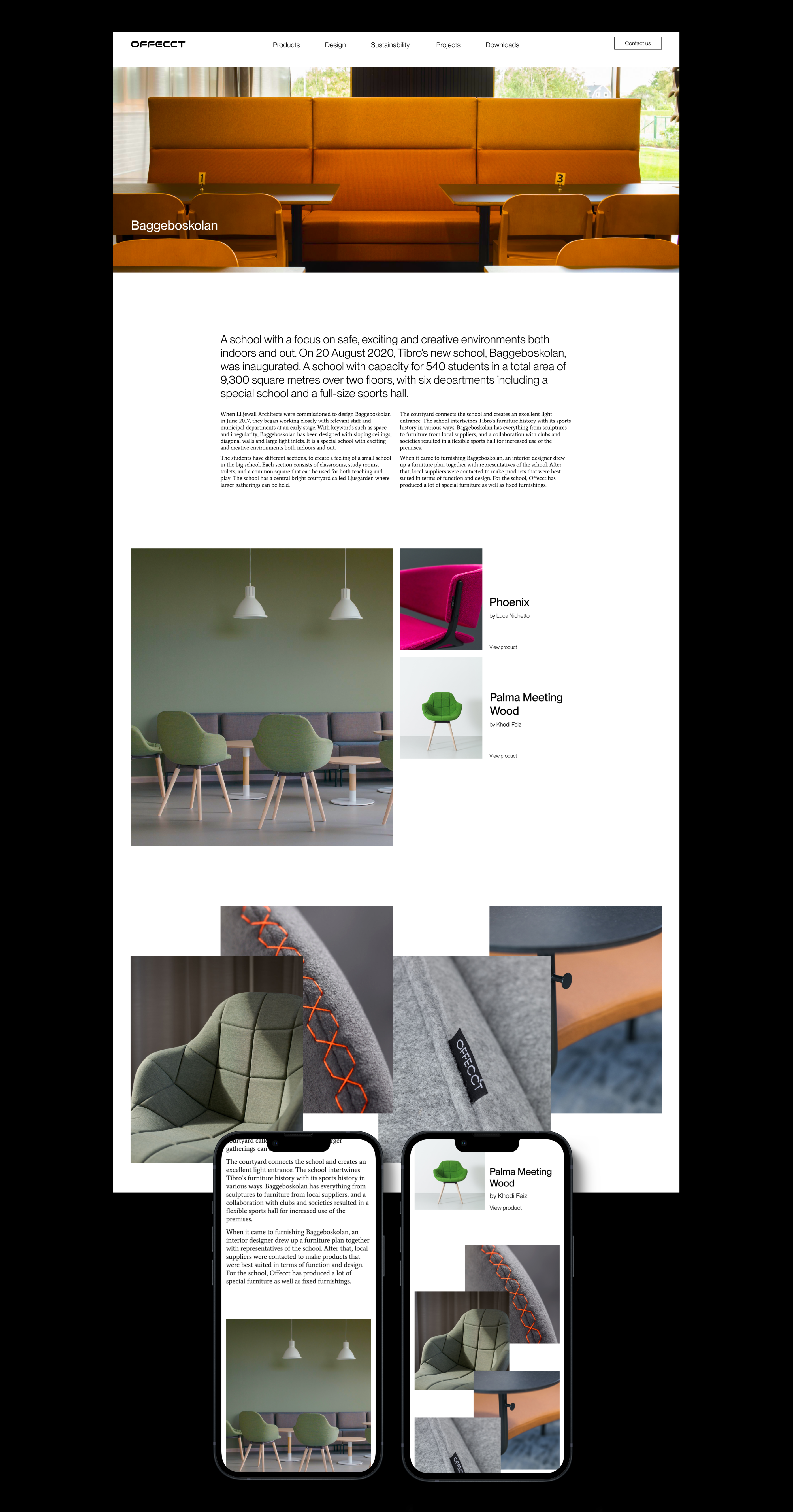 OFFECCT - Corporate website — Изображение №9 — Интерфейсы на Dprofile