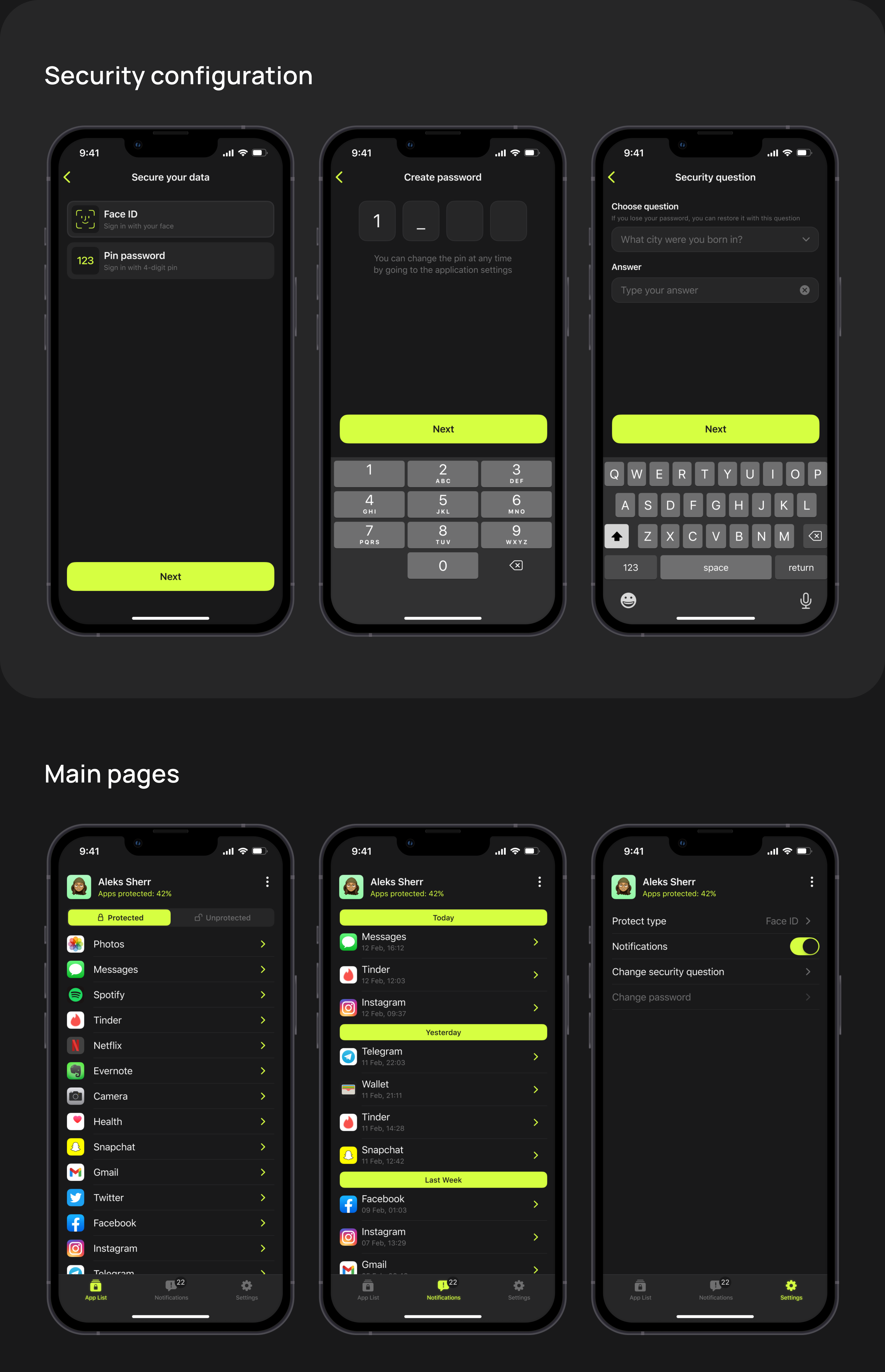 AppLocker — Изображение №9 — Интерфейсы на Dprofile