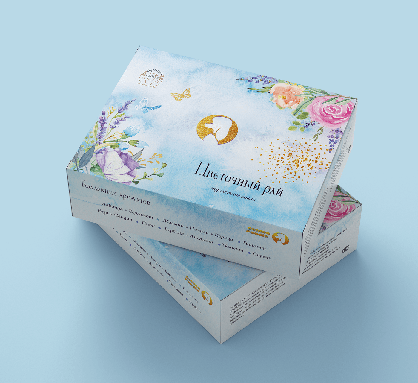 Дизайн упаковки для подарочных наборов мыла — Изображение №4 — Брендинг, Иллюстрация на Dprofile