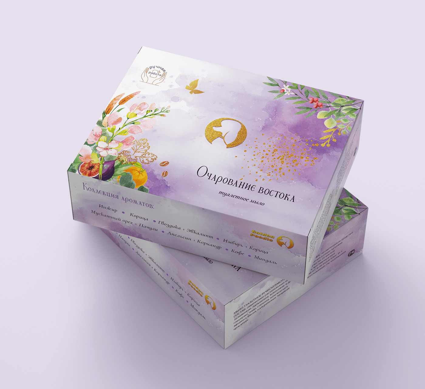 Дизайн упаковки для подарочных наборов мыла — Изображение №5 — Брендинг, Иллюстрация на Dprofile