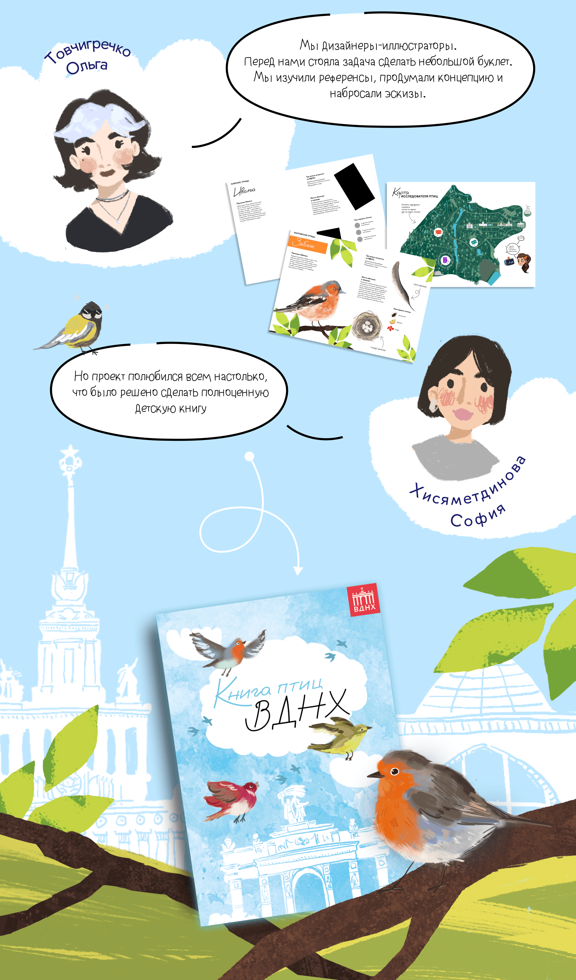 Книга птиц ВДНХ — Изображение №3 — Иллюстрация, Графика на Dprofile