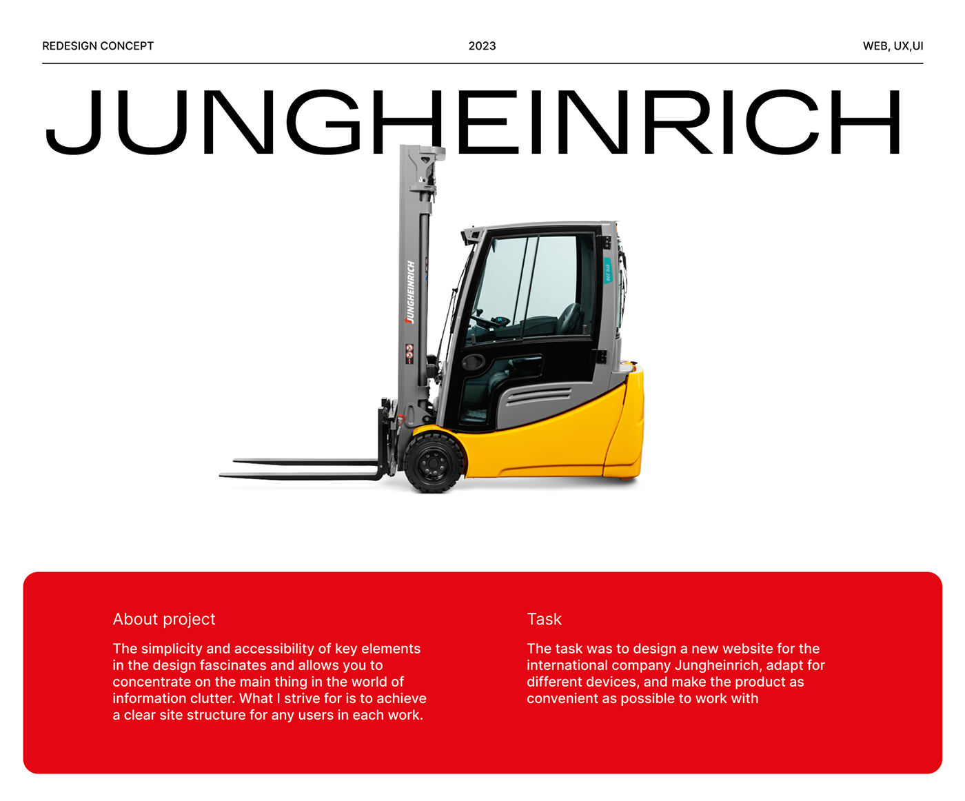 Jungheinrich - Website Redesign — Изображение №1 — Интерфейсы, Маркетинг на Dprofile