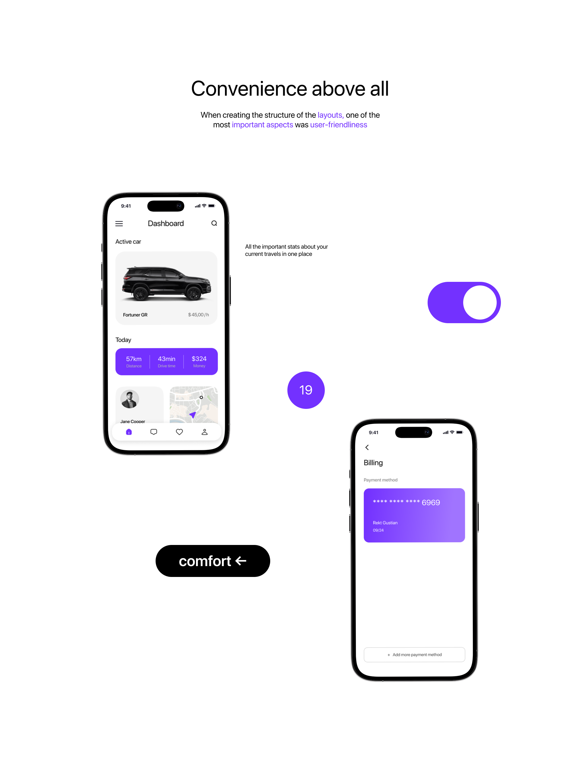 RideNow — Car Rental App & UX/UI — Изображение №13 — Интерфейсы, Брендинг на Dprofile