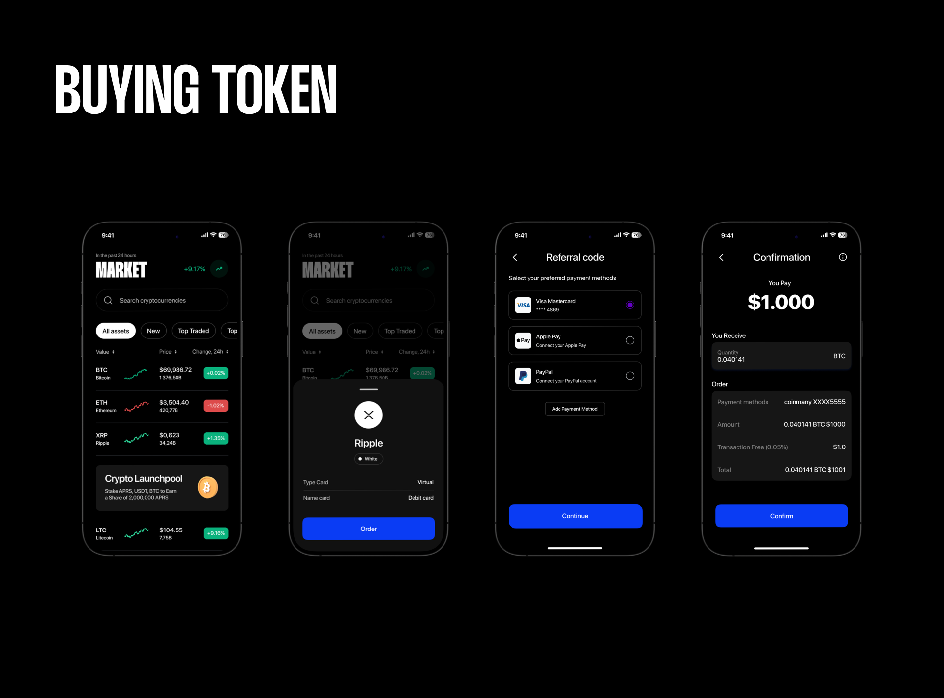 BullBoard — Crypto App & UX/UI — Изображение №16 — Интерфейсы, Брендинг на Dprofile