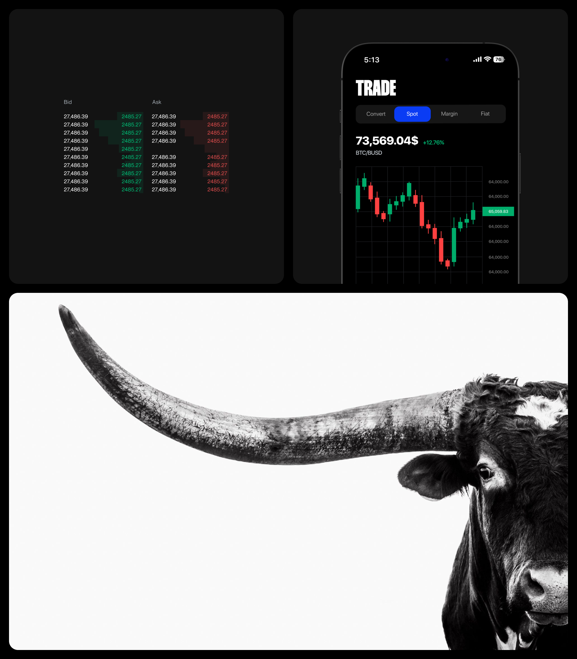 BullBoard — Crypto App & UX/UI — Изображение №14 — Интерфейсы, Брендинг на Dprofile