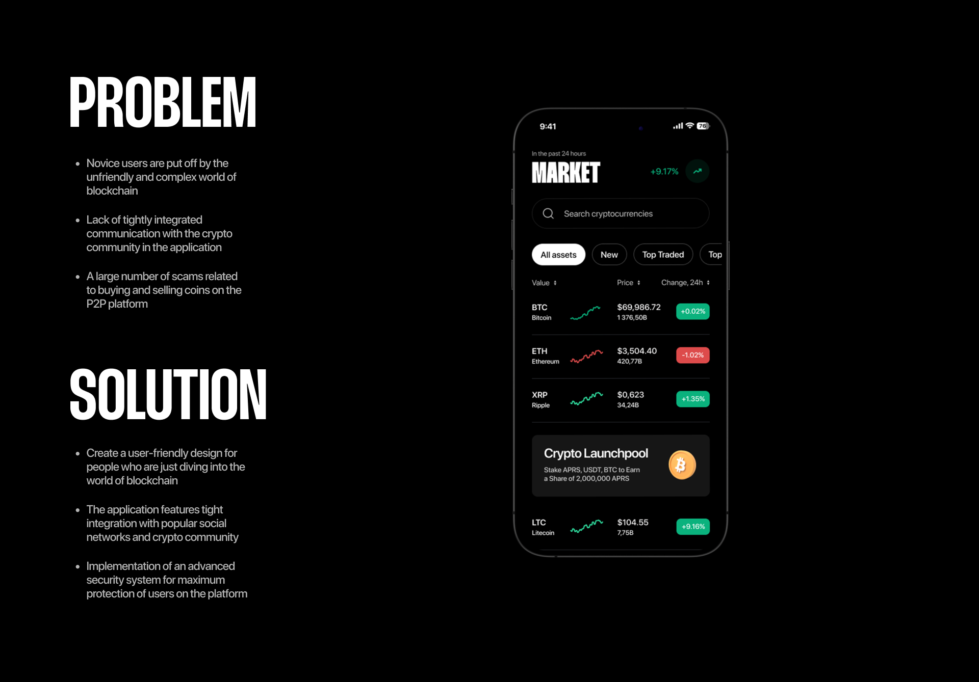BullBoard — Crypto App & UX/UI — Изображение №6 — Интерфейсы, Брендинг на Dprofile