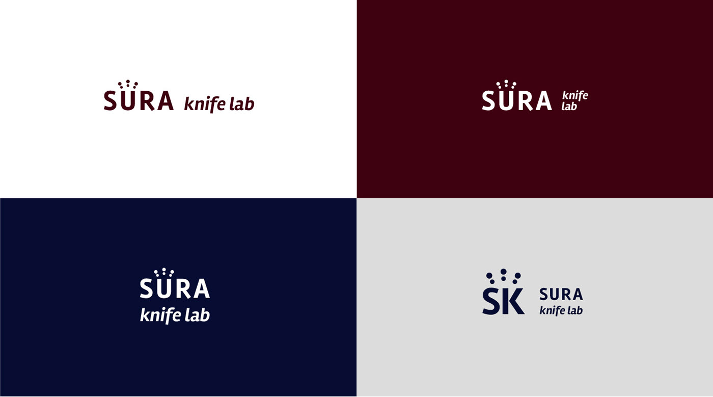 Логотип Sura knife lab — Изображение №4 — Брендинг, Графика на Dprofile
