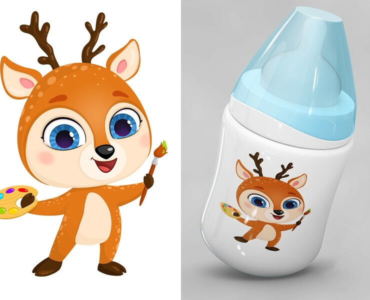 Cartoon characters kids animals — Иллюстрация на Dprofile