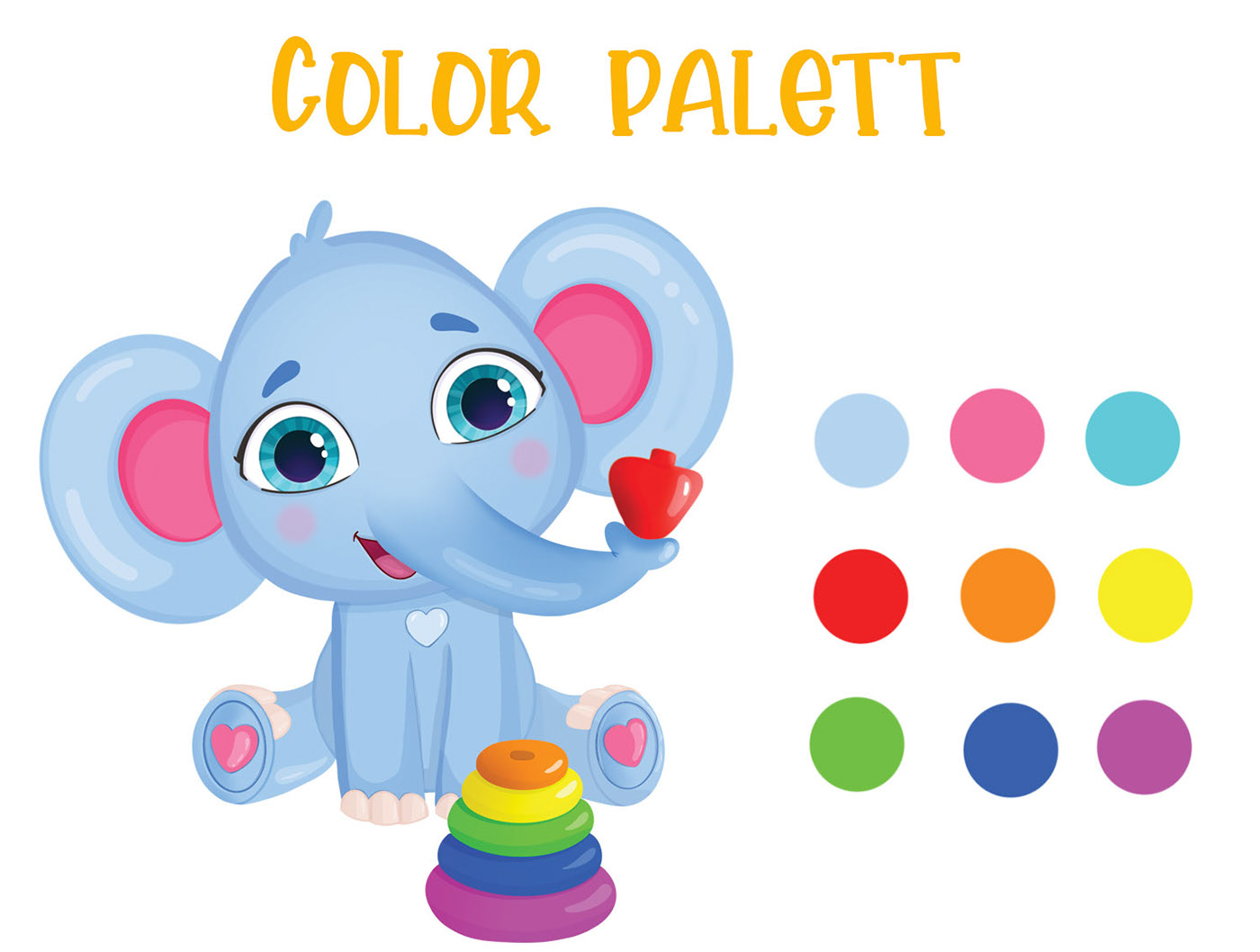 Cartoon characters kids animals — Изображение №3 — Иллюстрация на Dprofile
