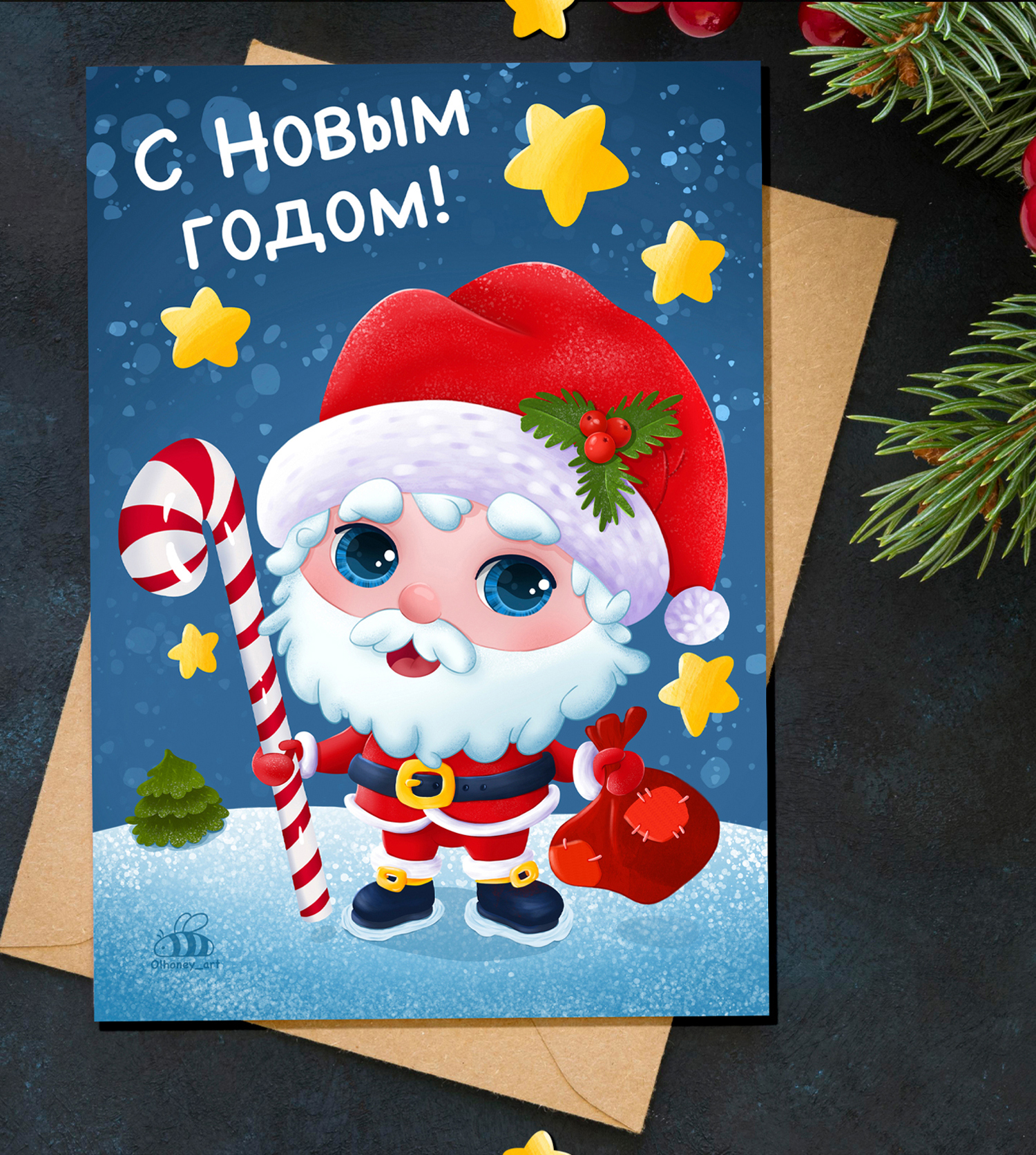 Поздравительные открытки и стикеры — Изображение №12 — Иллюстрация на Dprofile