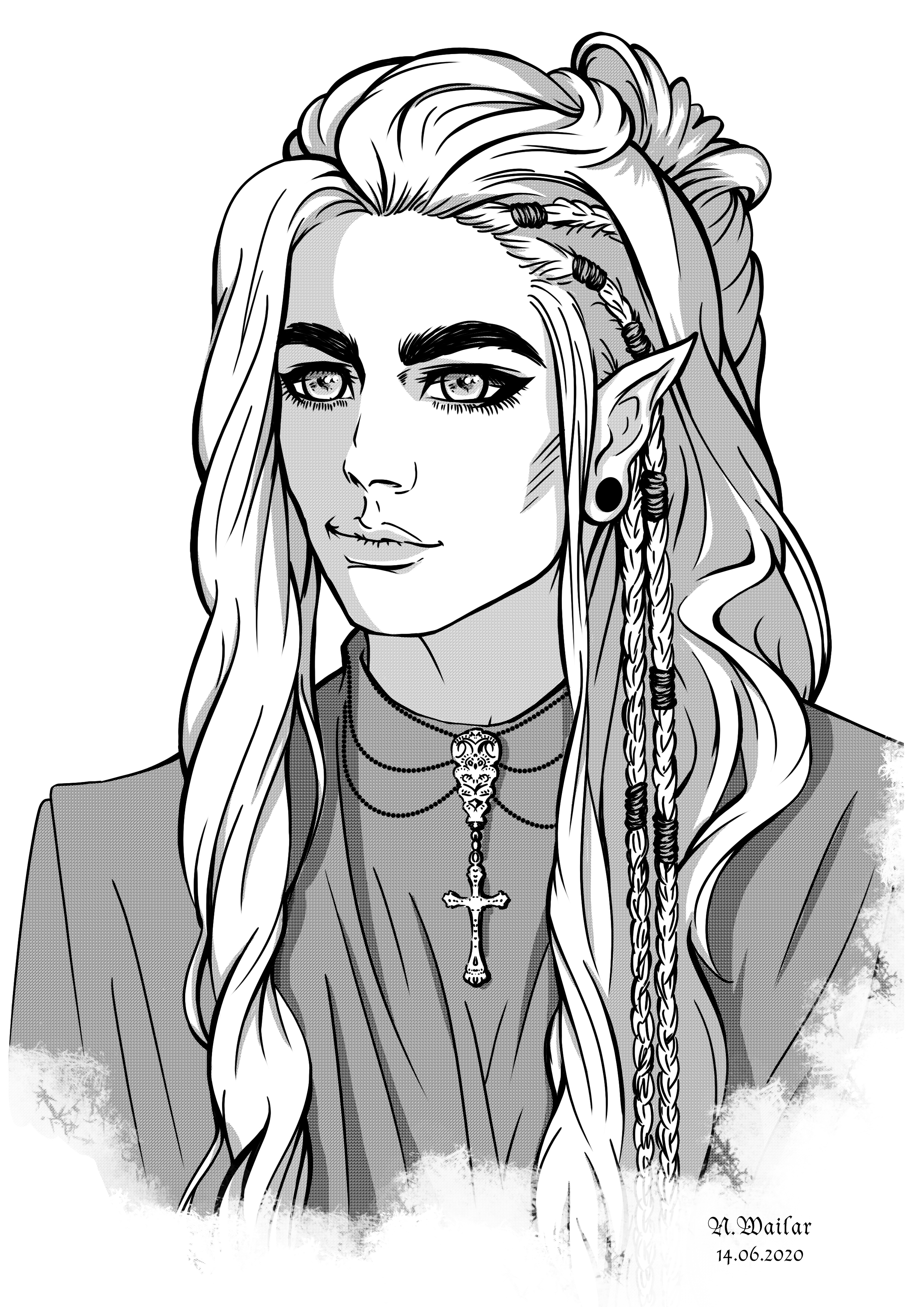 Portraits' challenge — Изображение №1 — Иллюстрация на Dprofile